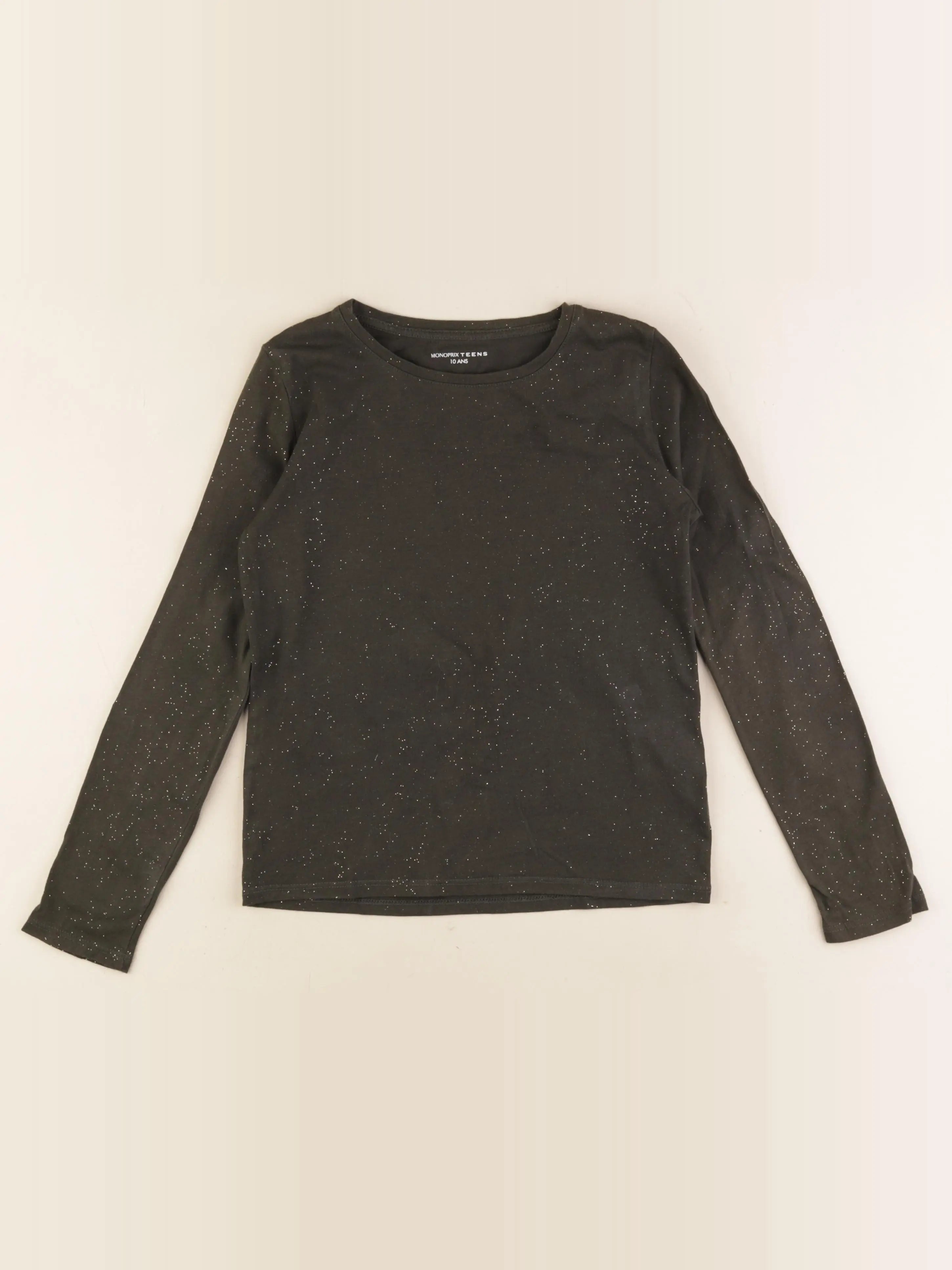 Monoprix - tee-shirt vert, or - 10 ans