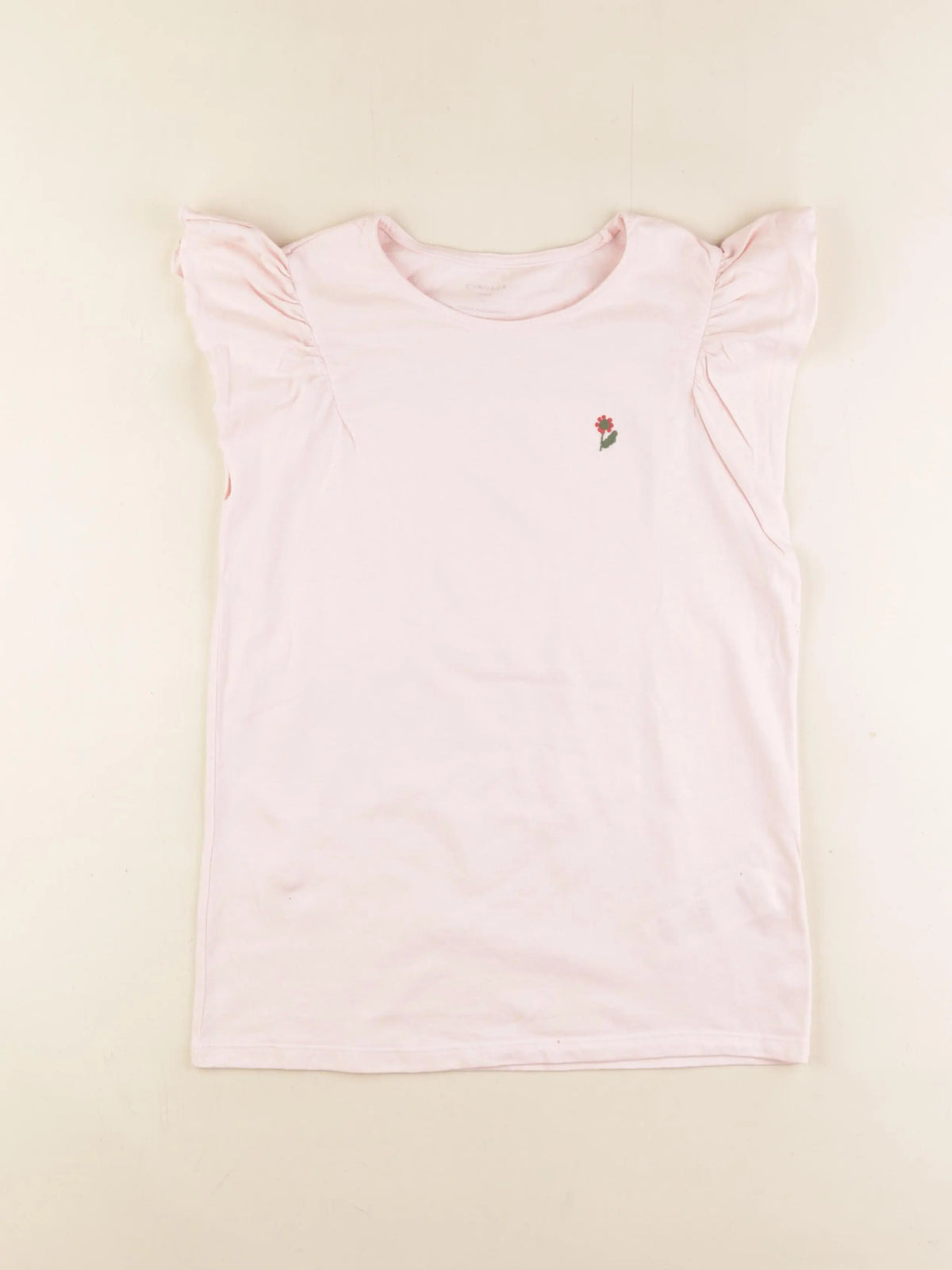 Cyrillus - tee-shirt rose - 12 ans
