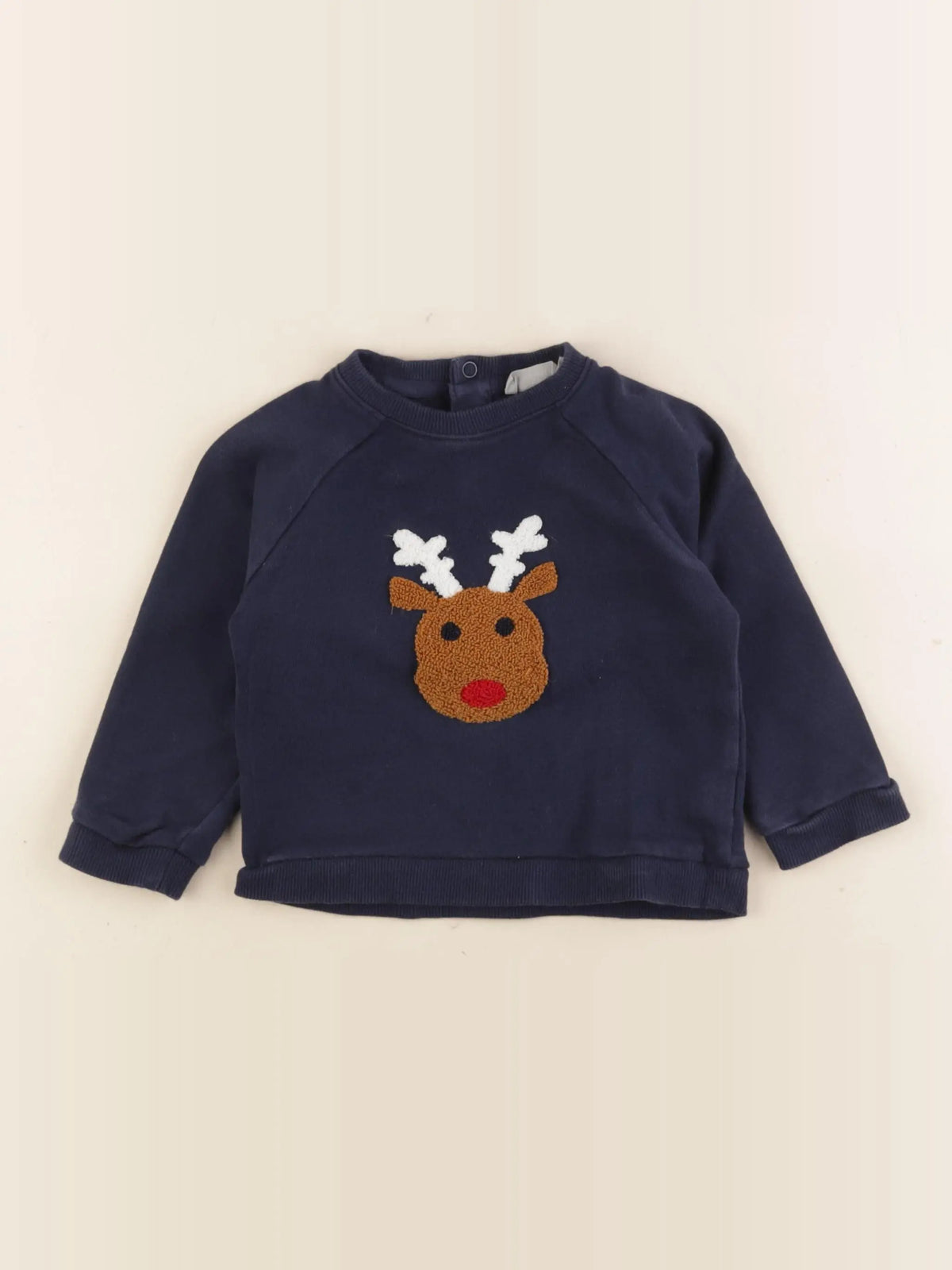 Boutchou - sweat bleu - 24 mois