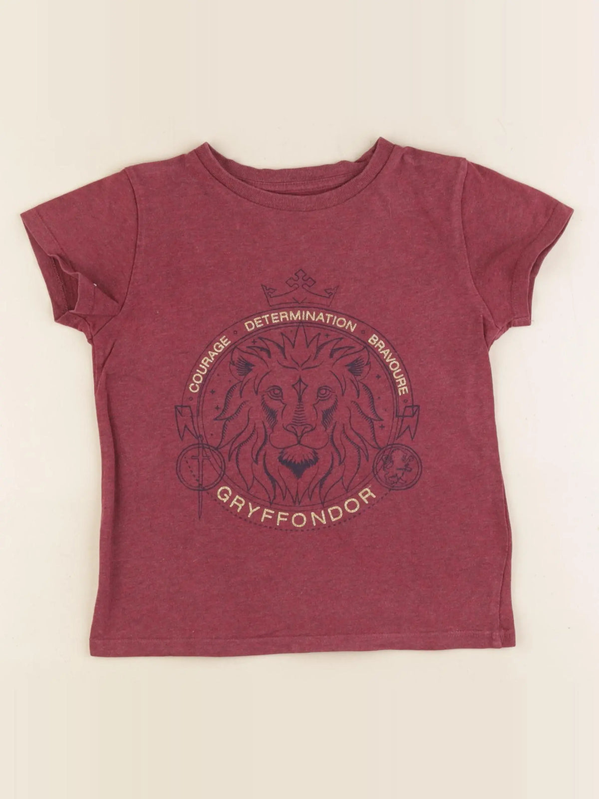 Cyrillus - tee-shirt rouge - 8 ans