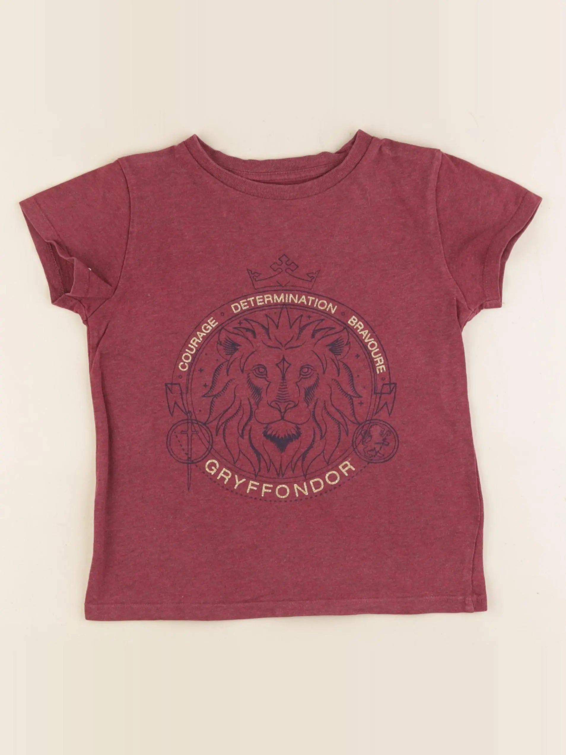 Cyrillus - tee-shirt rouge - 8 ans