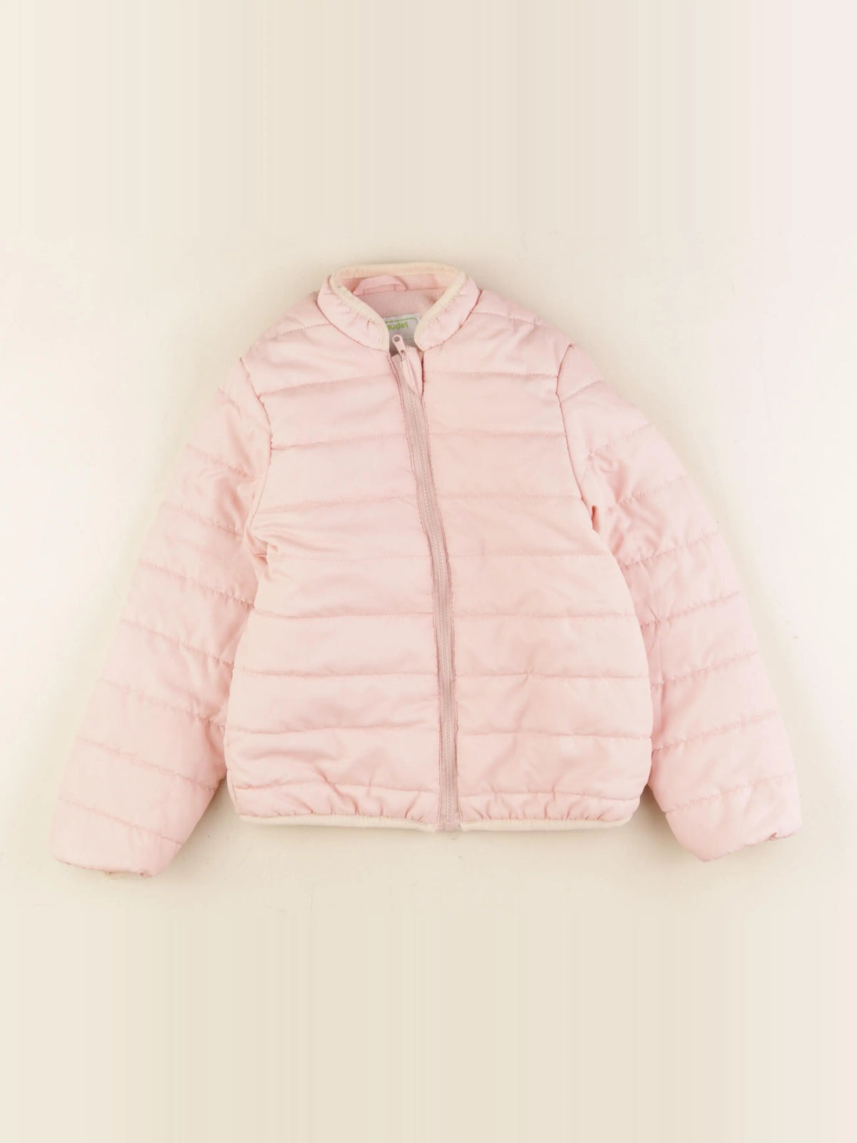 Vertbaudet - doudoune rose - 7 ans