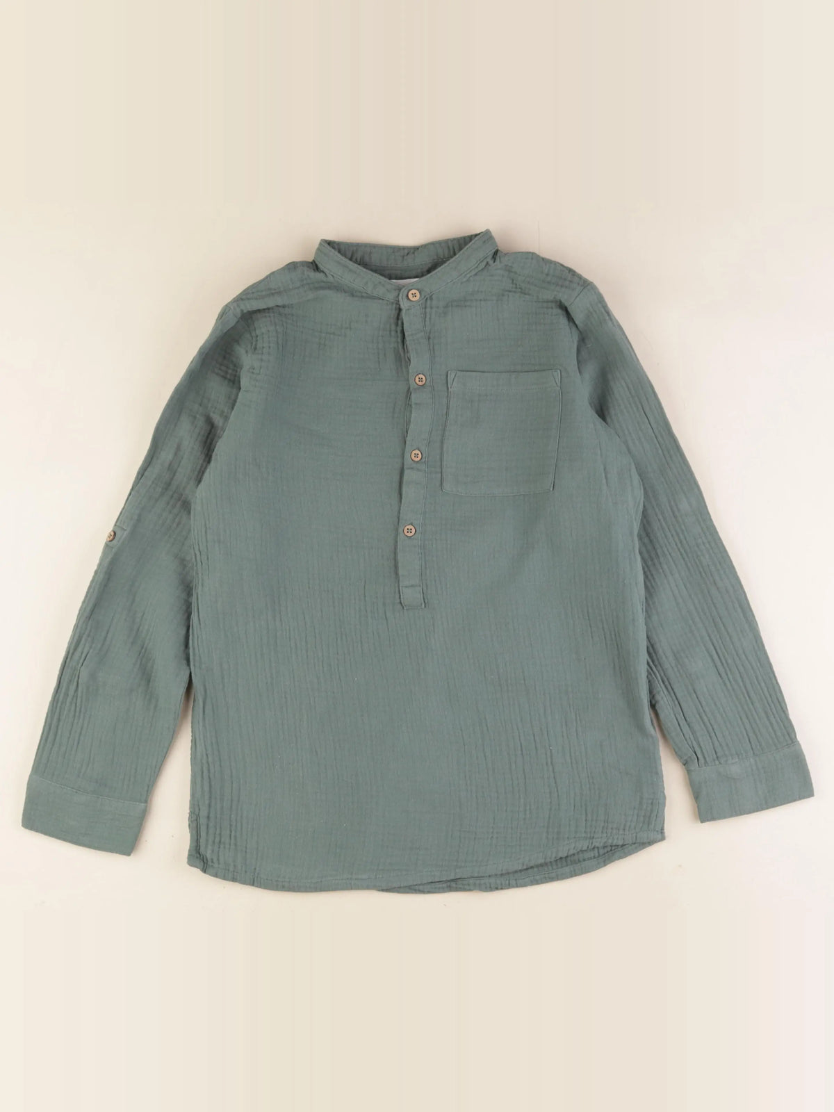 Vertbaudet - chemise vert - 12 ans