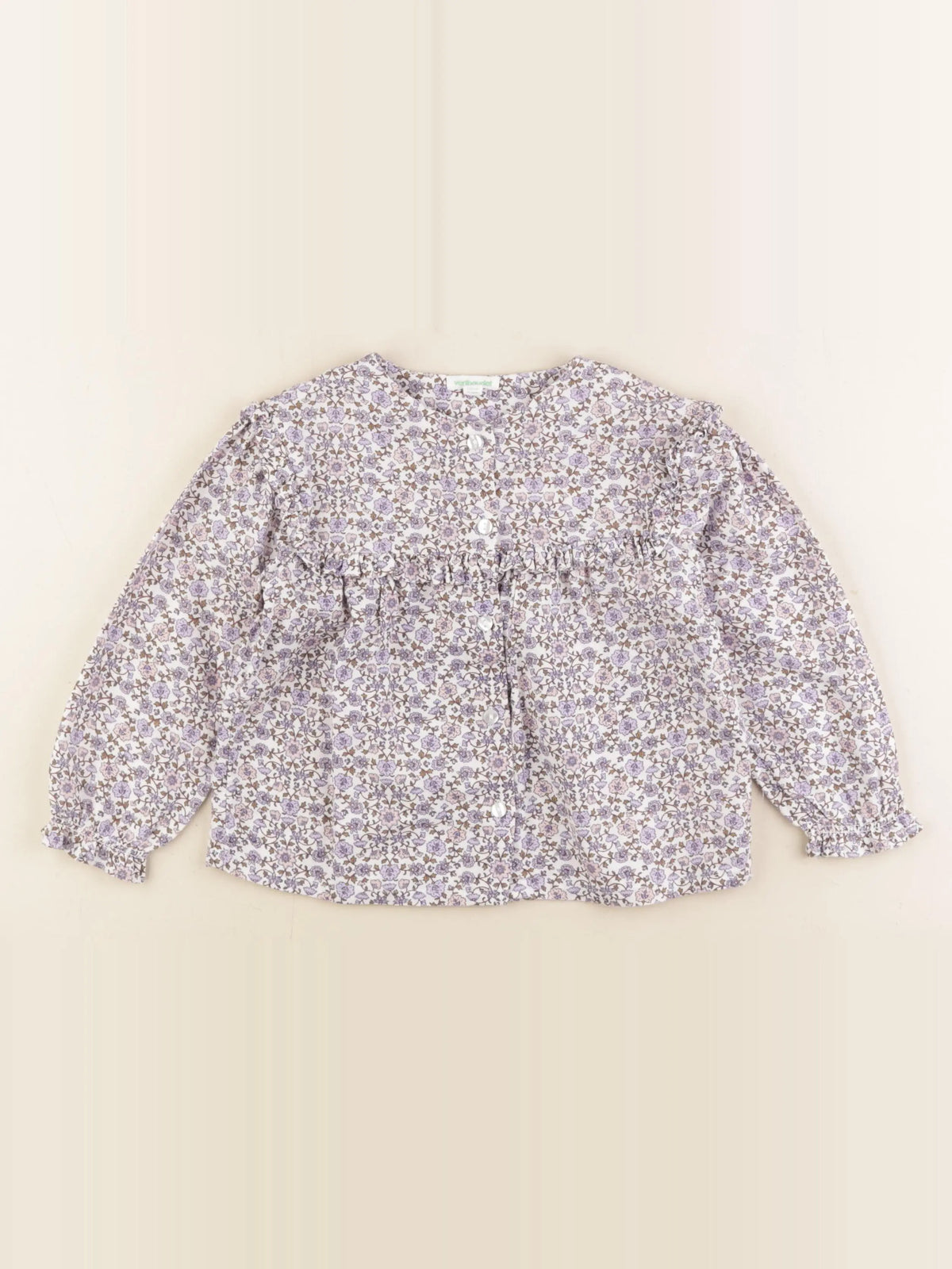 Vertbaudet - blouse violet - 4 ans
