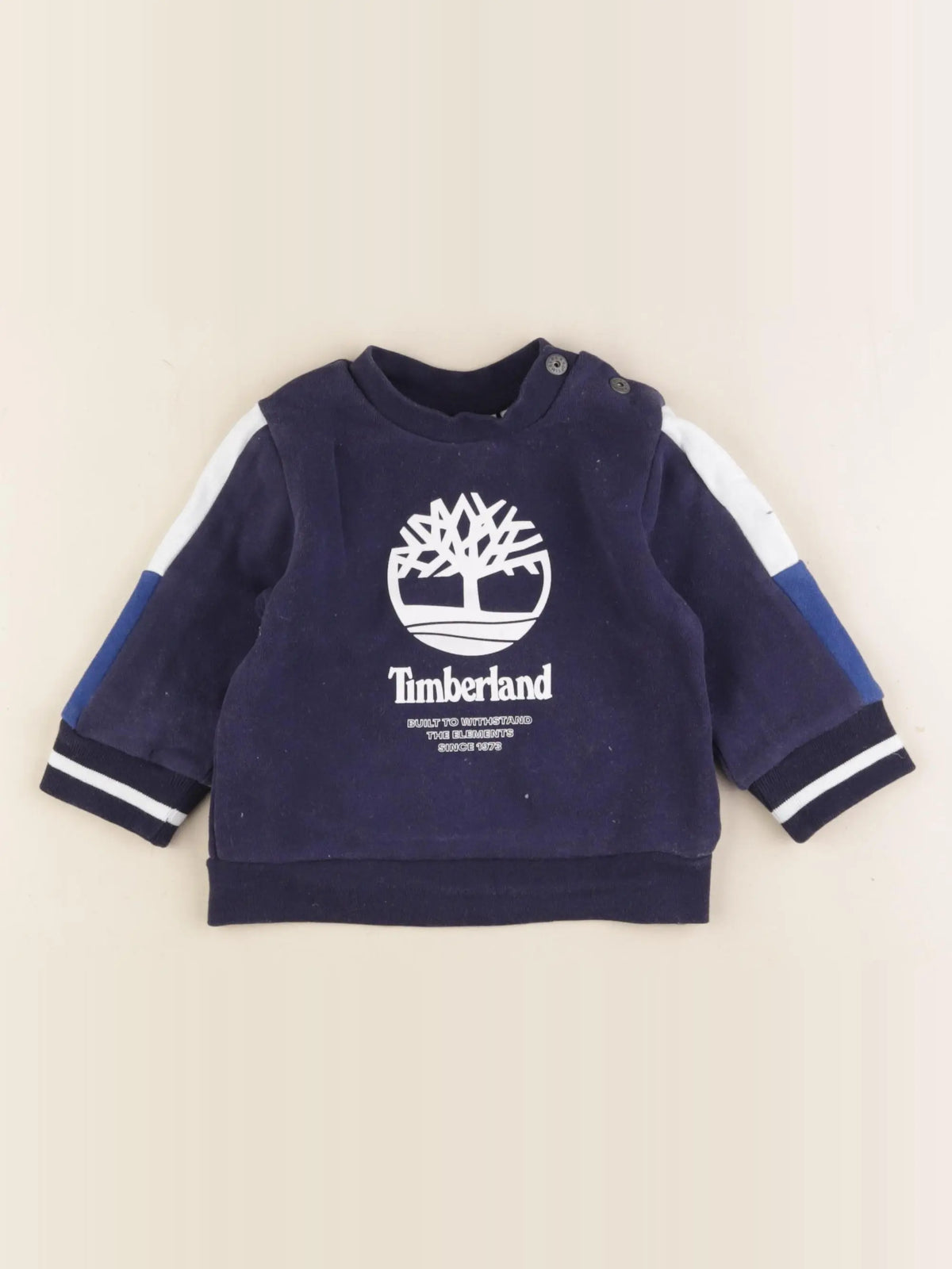 Timberland - sweat bleu - 12 mois