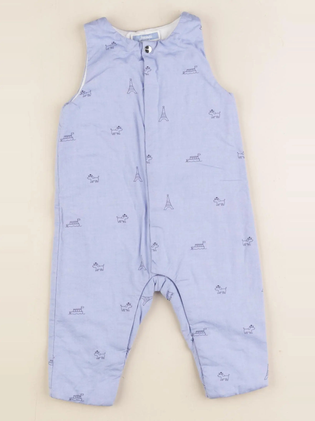 Jacadi - combinaison bleu - 6 mois