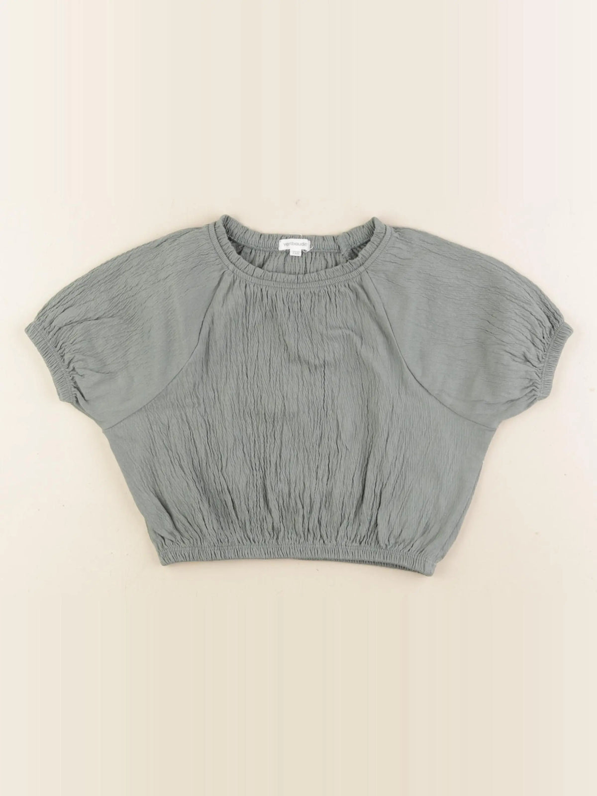 Vertbaudet - tee-shirt vert - 4 ans