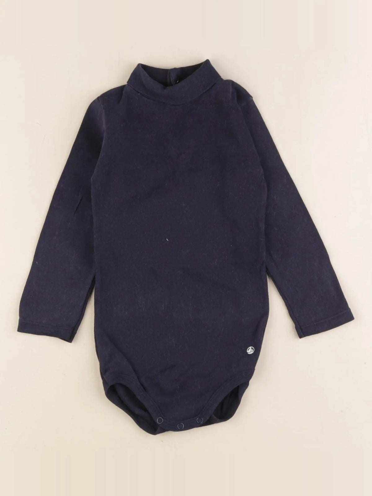 Petit Bateau - body à col bleu - 18 mois