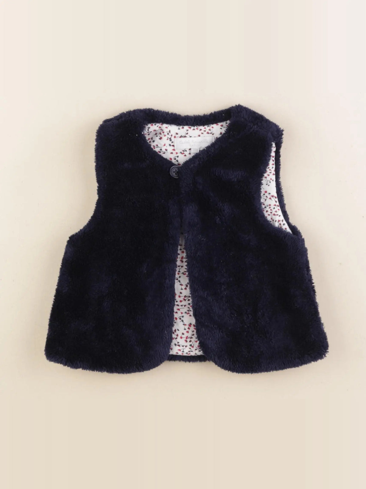 Cadet Rousselle - gilet bleu - 24 mois