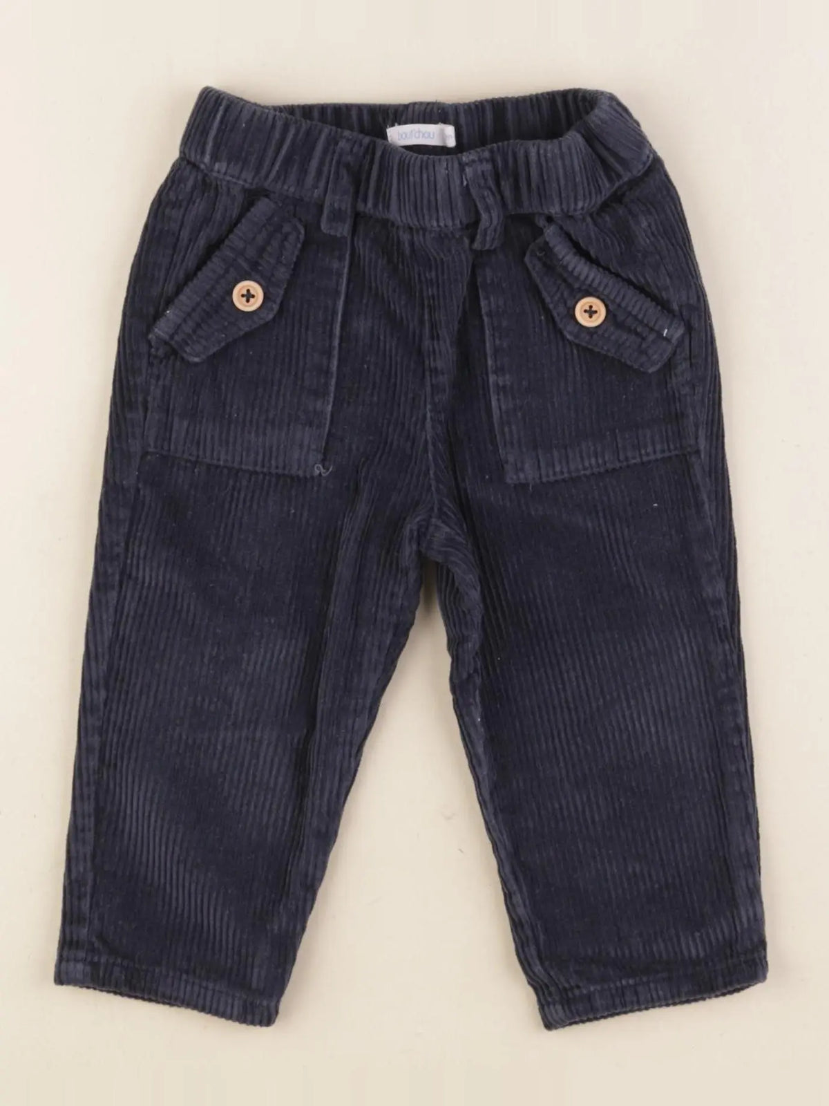 Boutchou - pantalon bleu - 9 mois