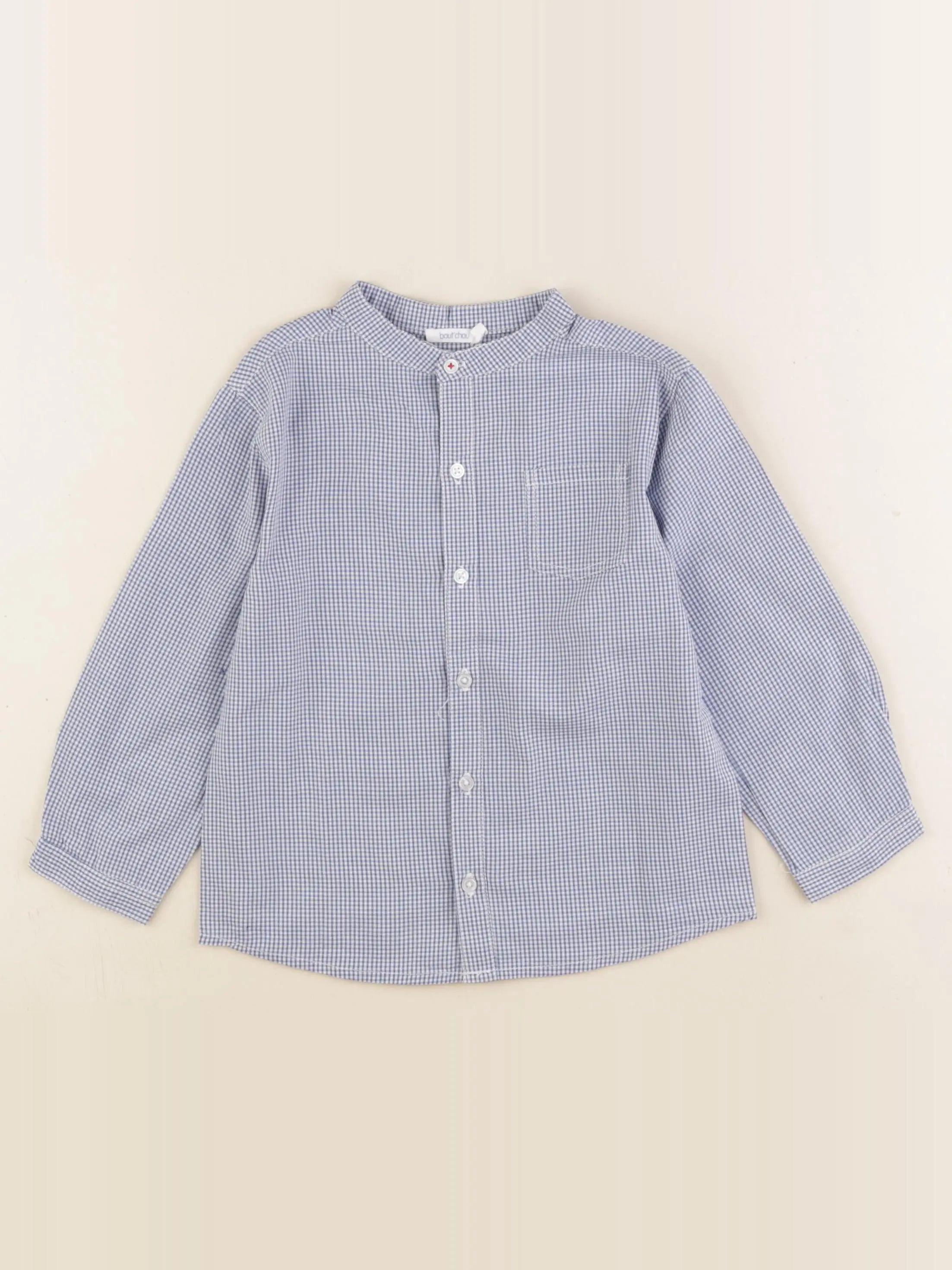 Boutchou - chemise bleu - 36 mois