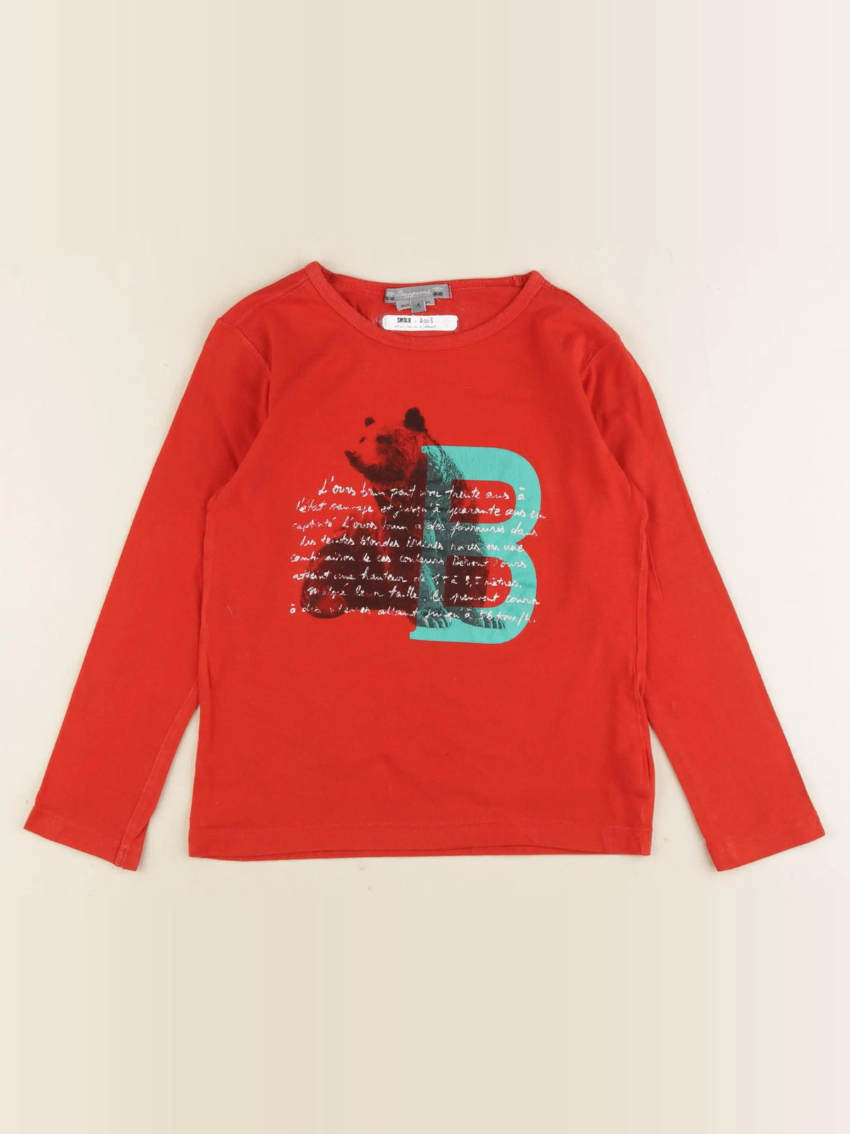 Bonpoint - tee-shirt rouge - 4 ans