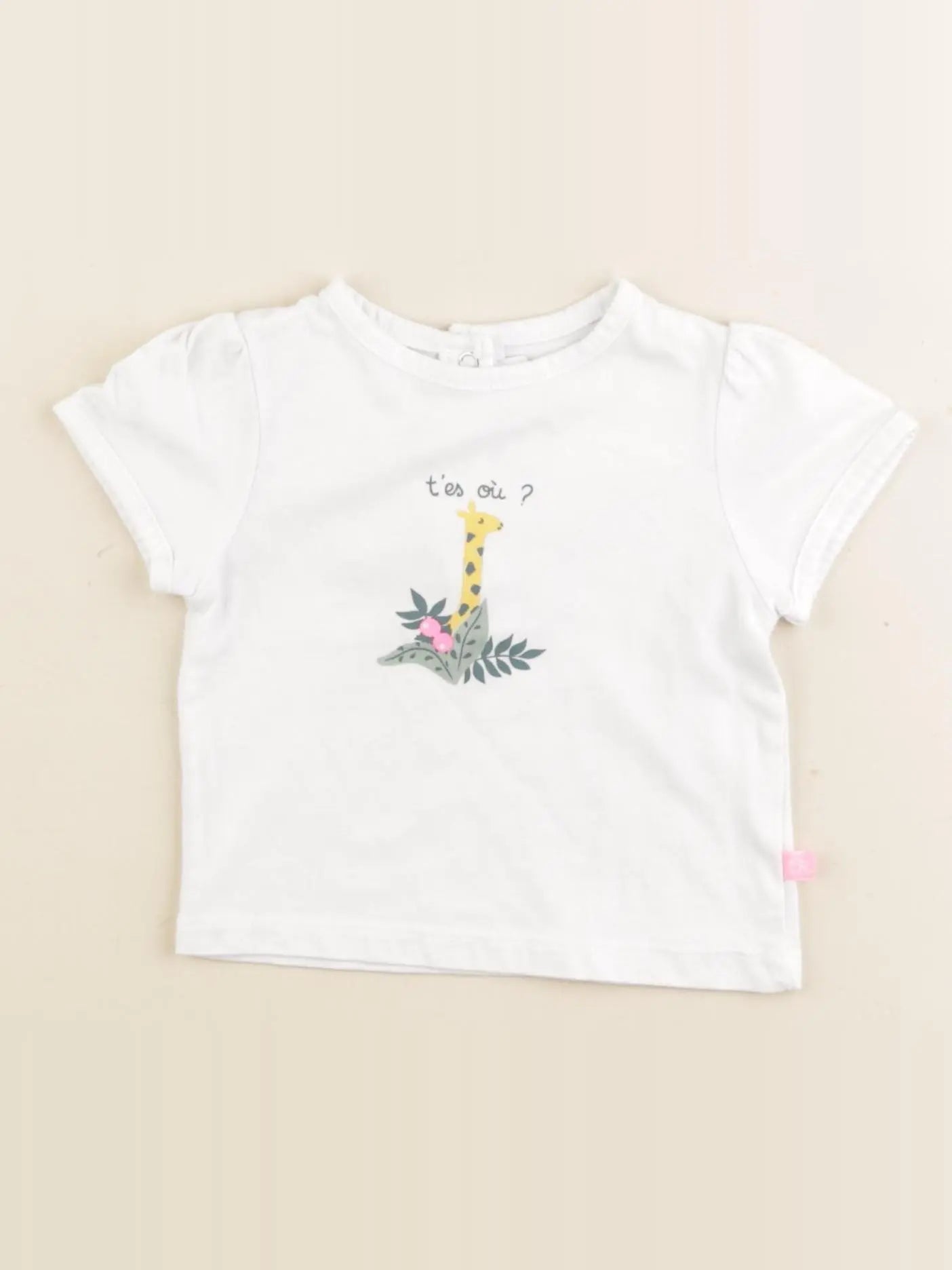 Cadet Rousselle - tee-shirt blanc - 3 mois