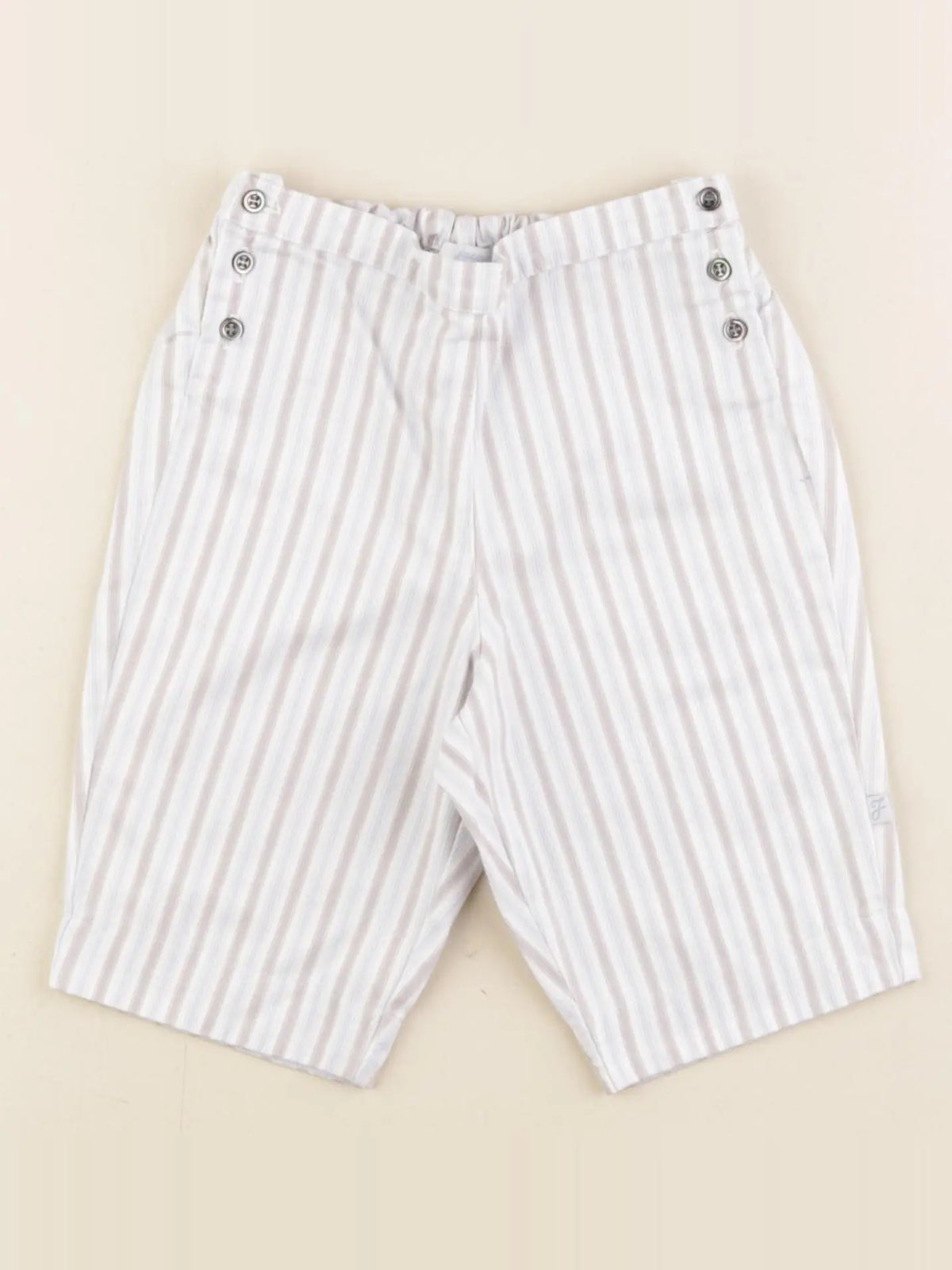 Jacadi - pantalon blanc, bleu - 6 mois