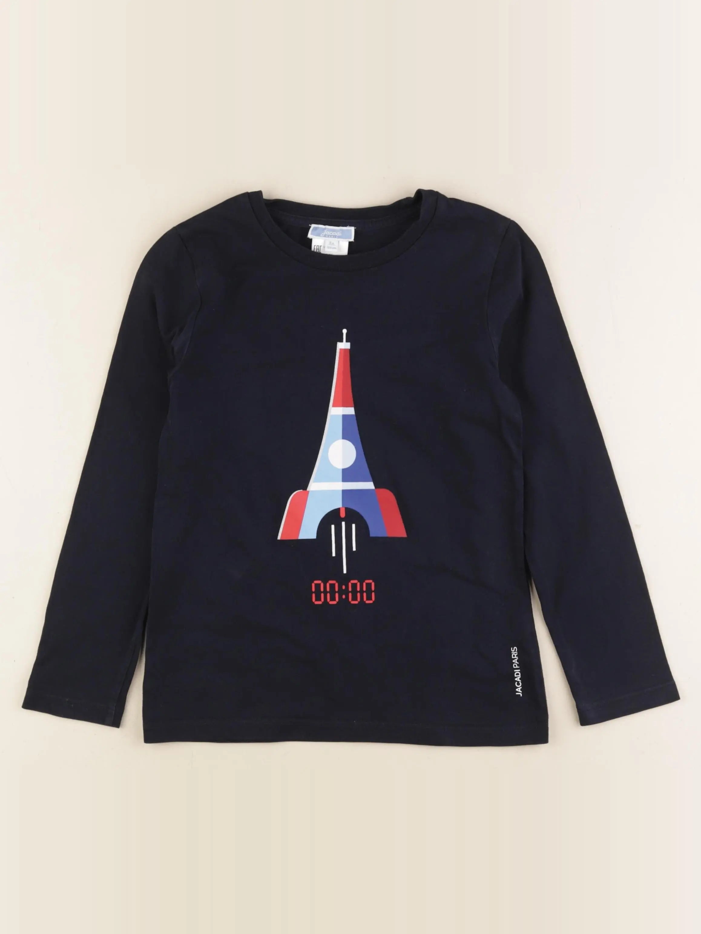 Jacadi - tee-shirt bleu - 8 ans