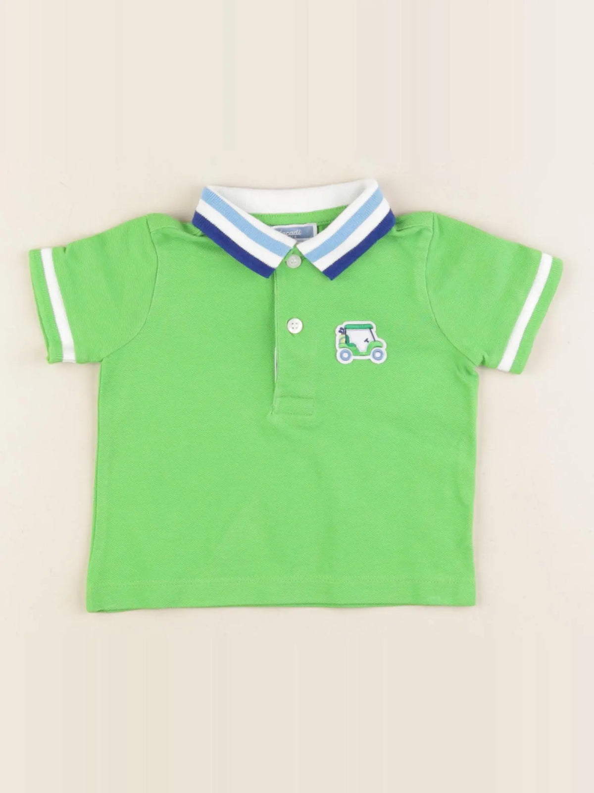 Jacadi - polo vert - 6 mois