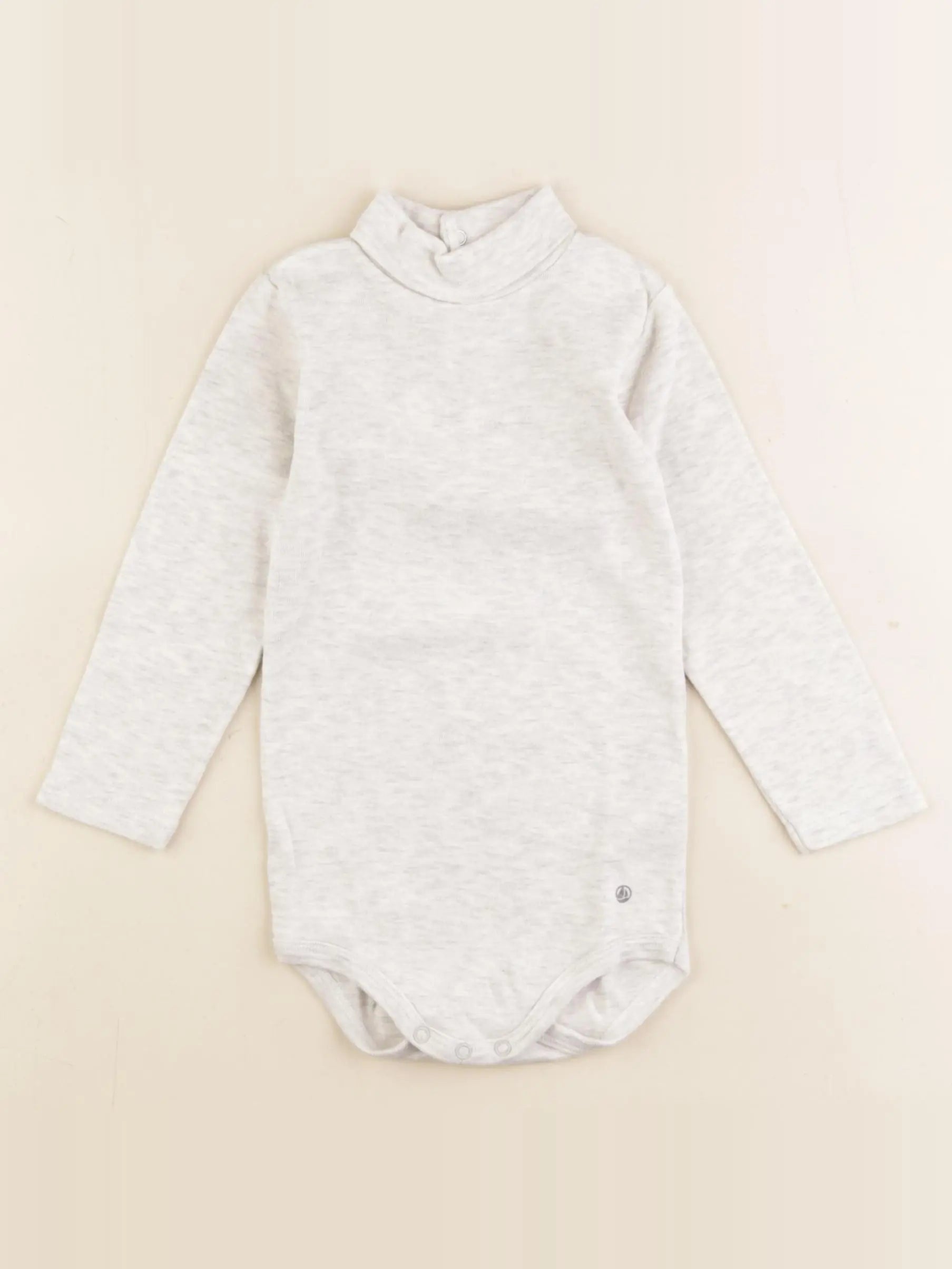 Petit Bateau - body à col blanc - 18 mois