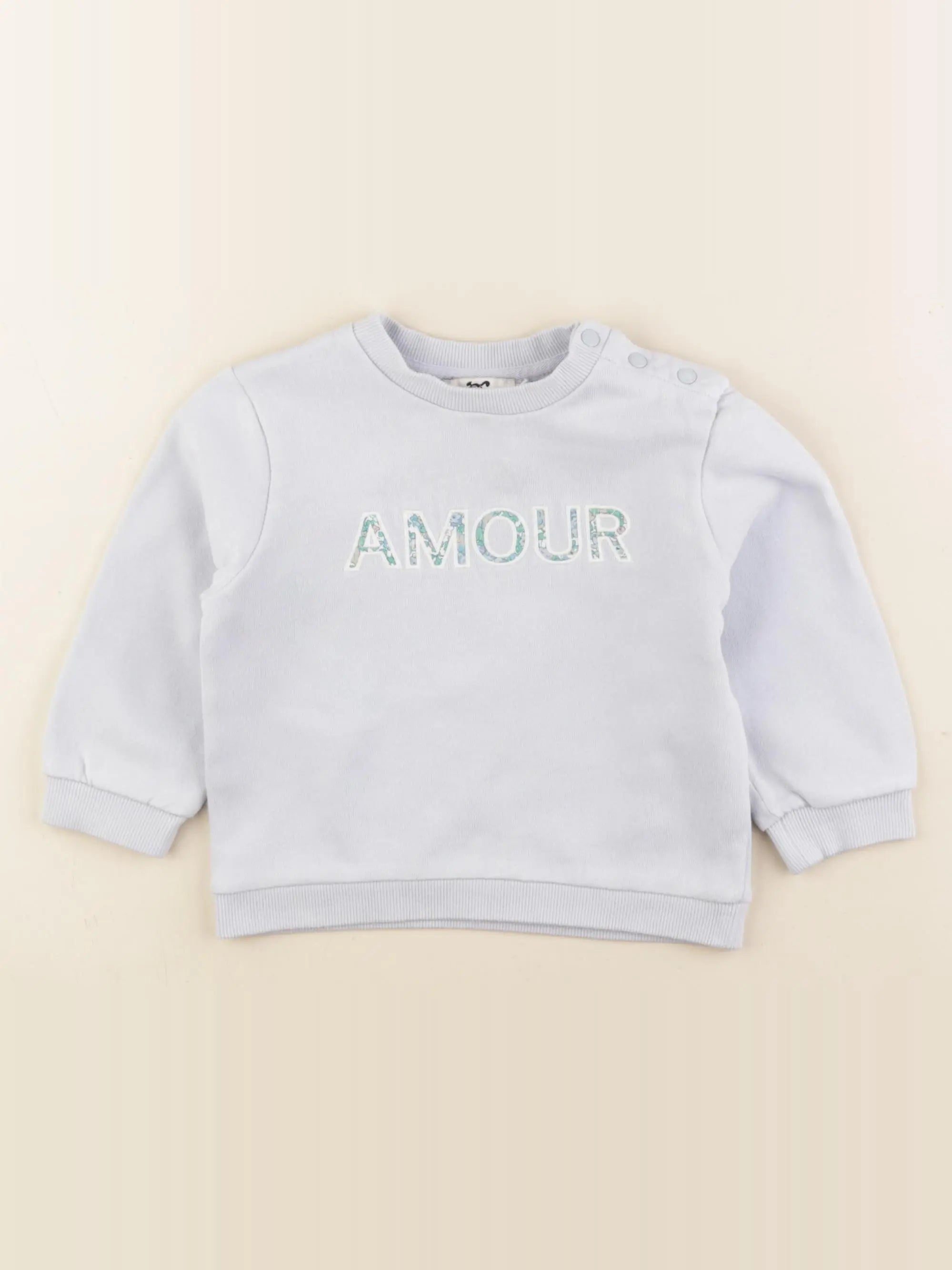Cyrillus - sweat bleu - 24 mois