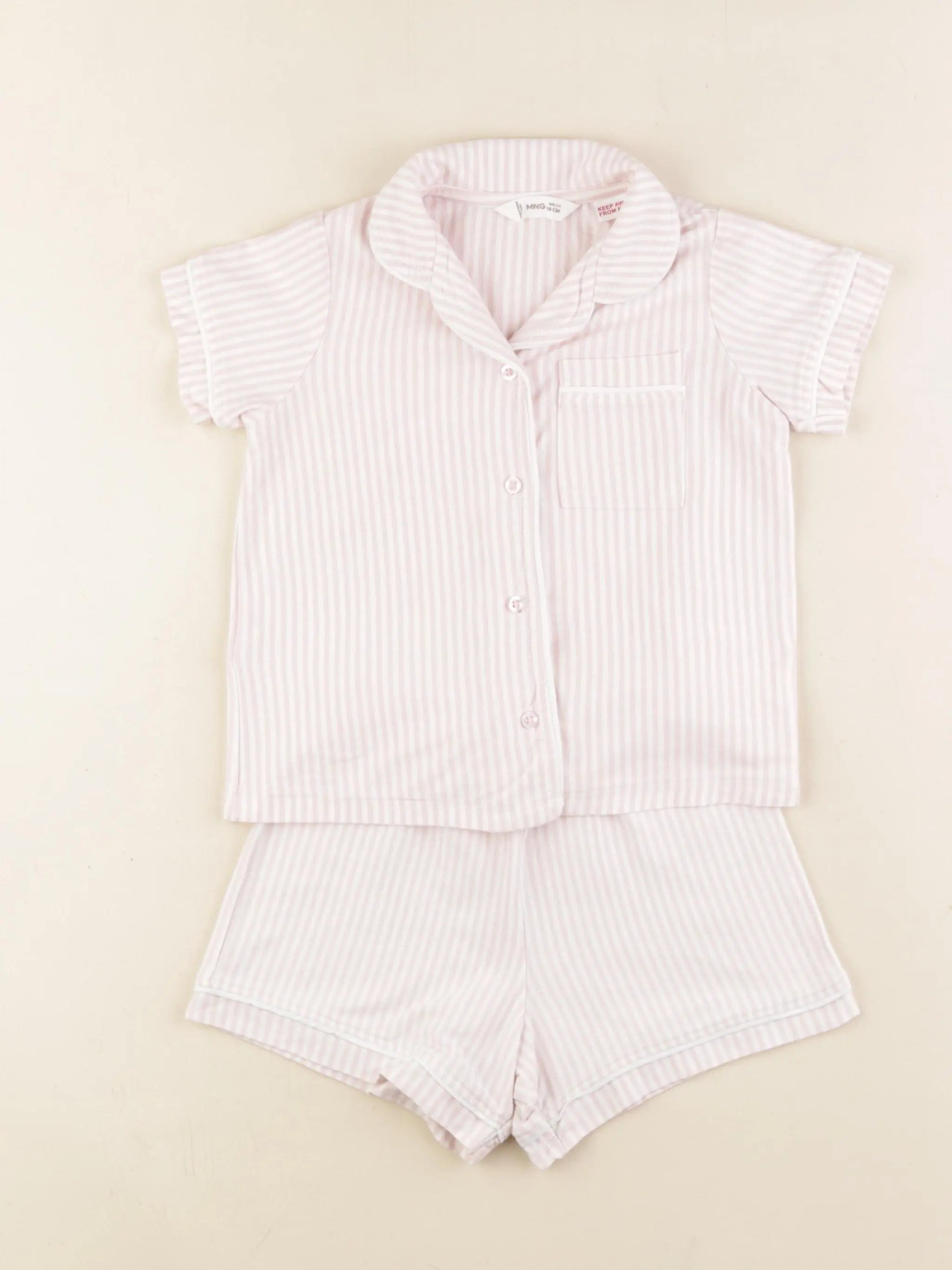 Mango - pyjama coton rose - 2/3 ans