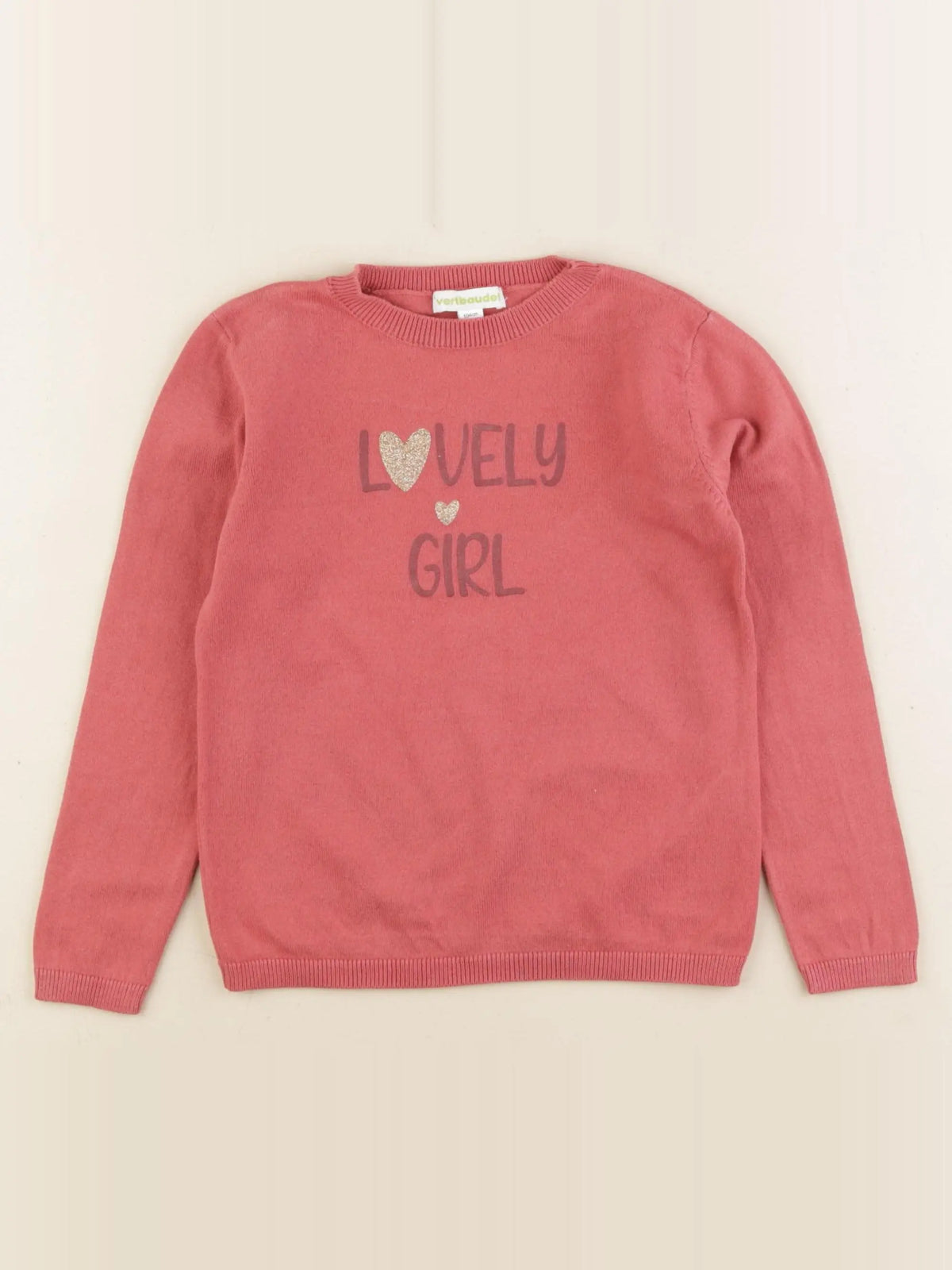 Vertbaudet - pull rose - 4 ans
