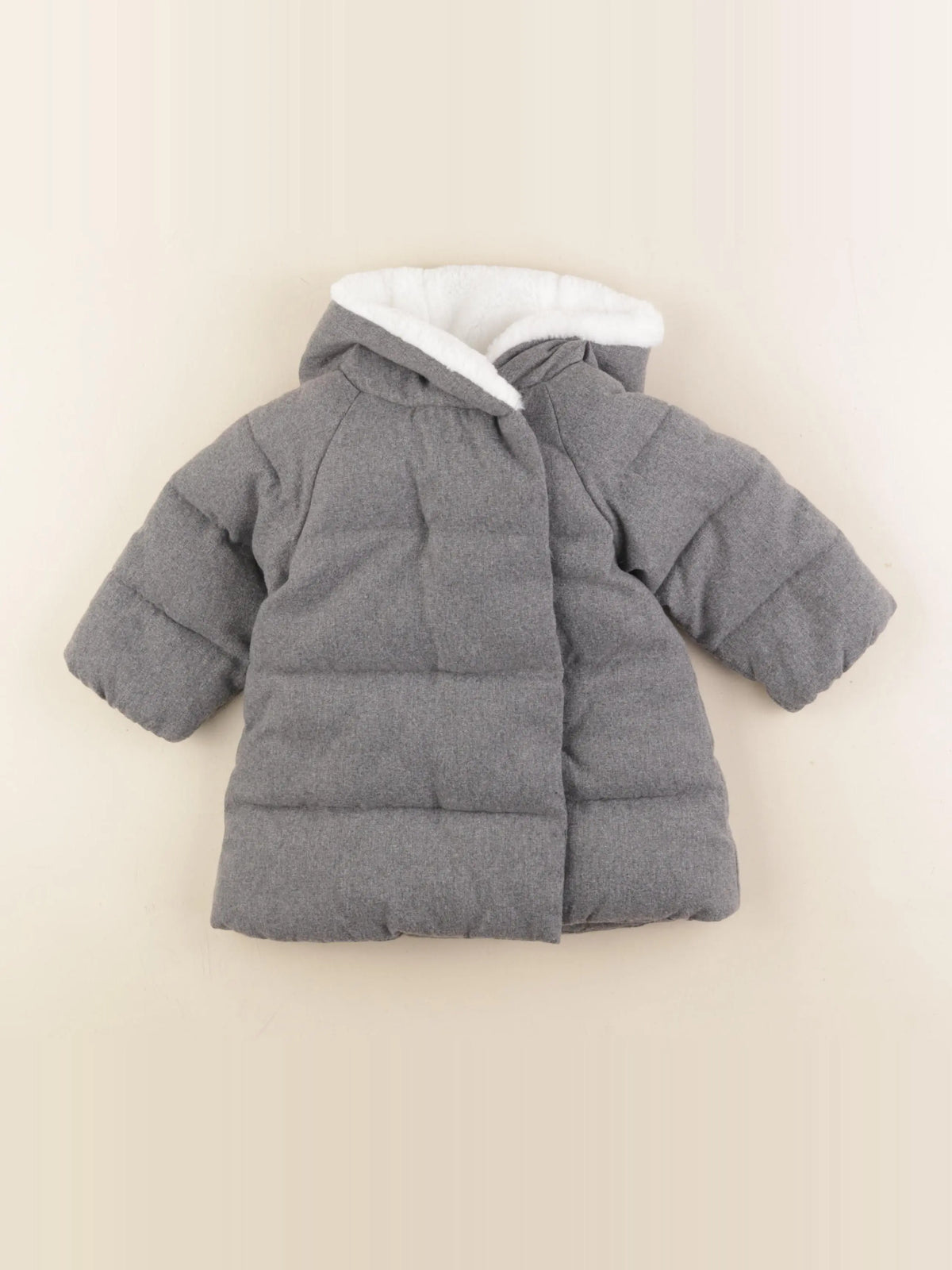 Jacadi - parka gris - 12 mois