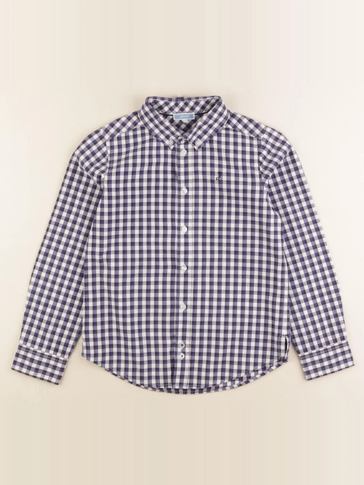 Jacadi - chemise bleu, blanc - 8 ans