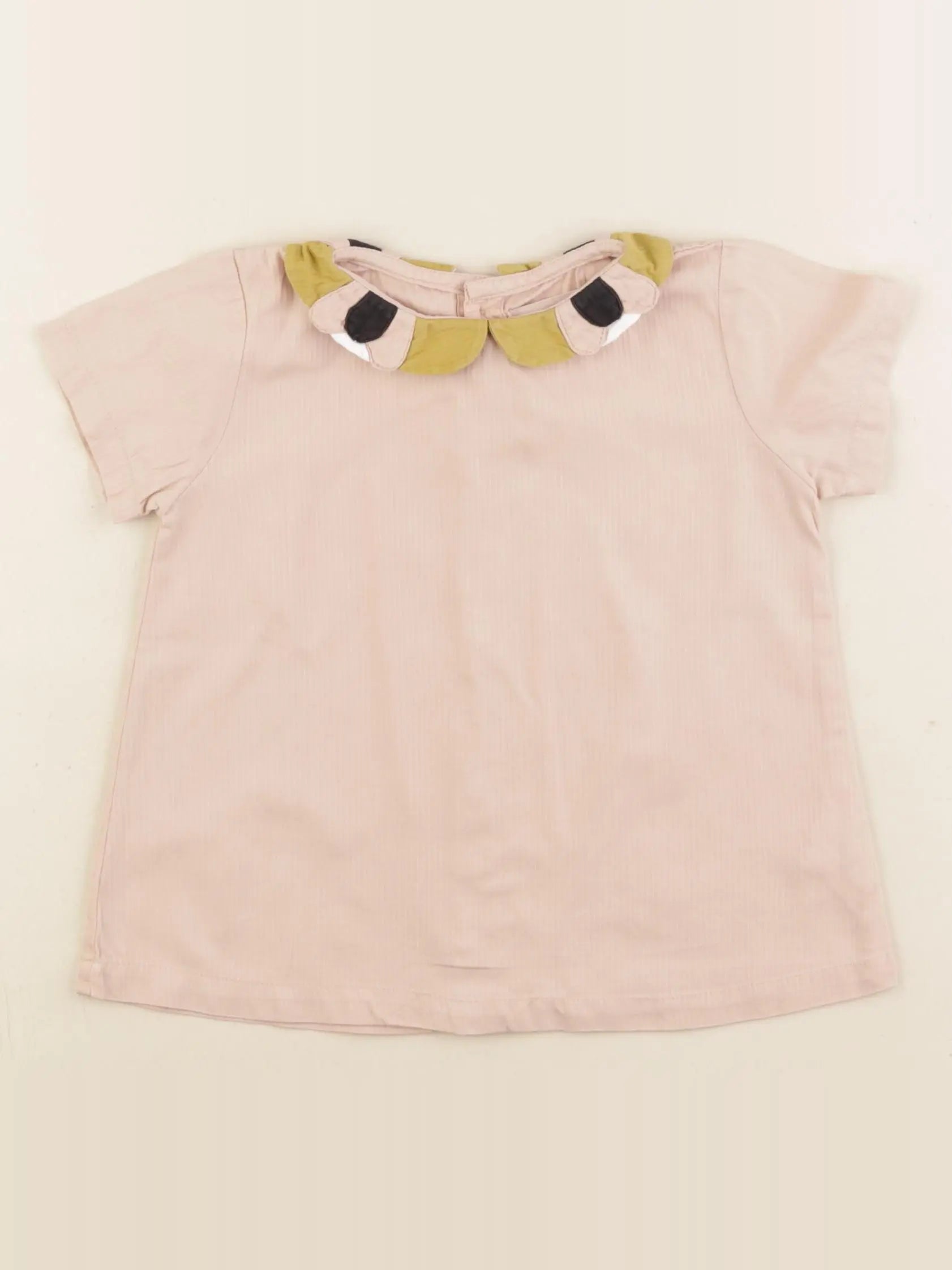 Monoprix - blouse rose - 24/36 mois