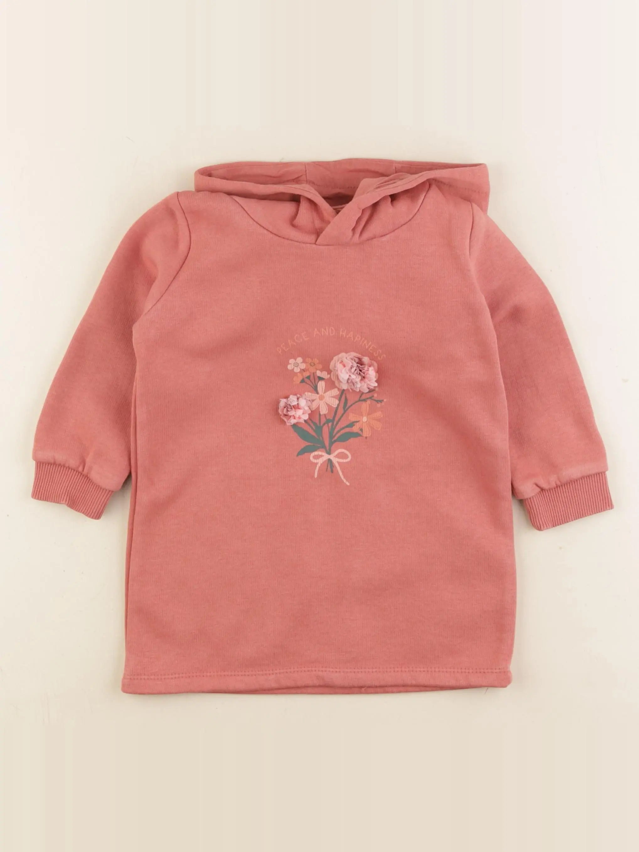 Vertbaudet - robe rose - 2 ans