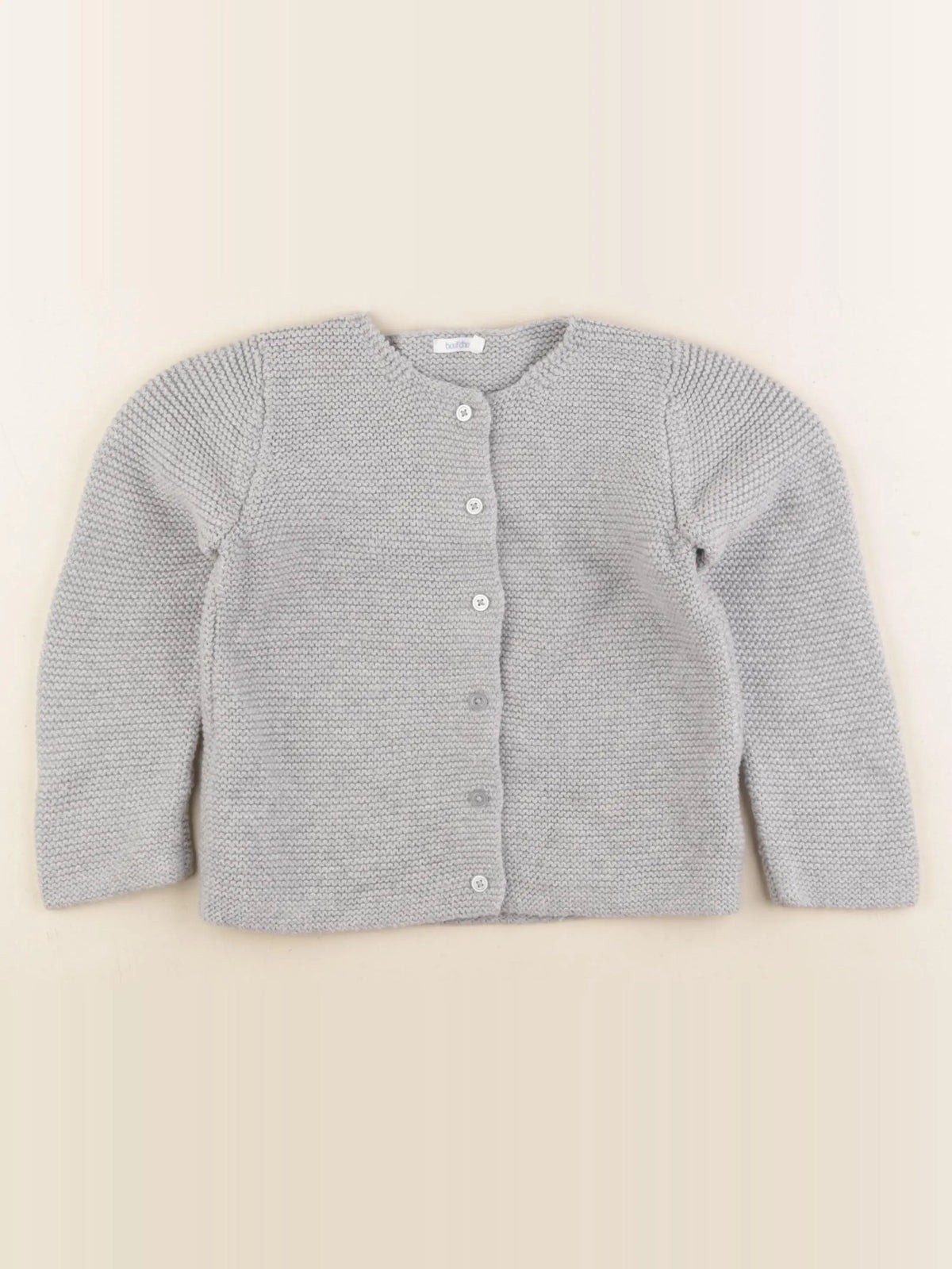 Boutchou - gilet gris - 36 mois