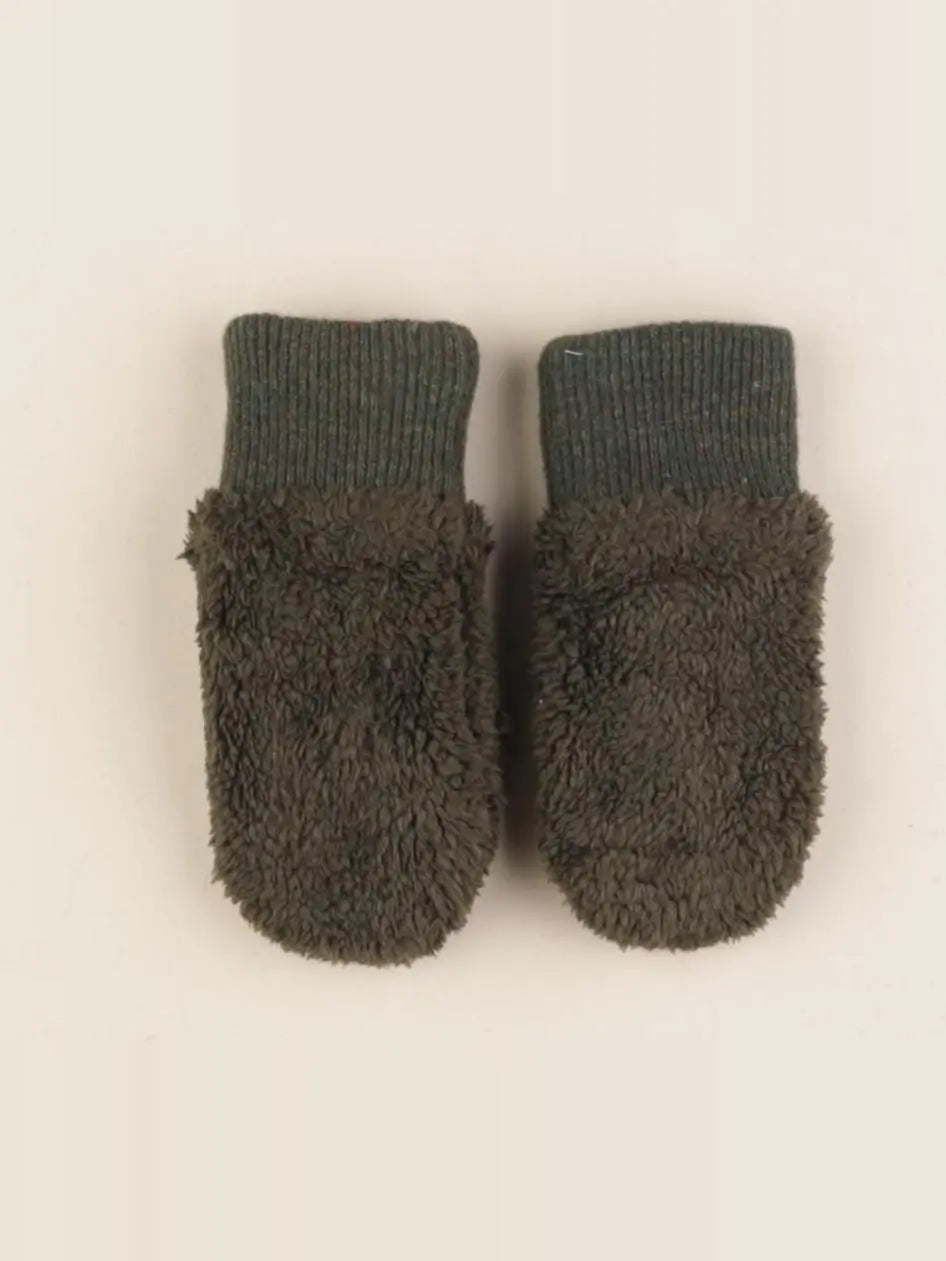 Moufles Martin moumoute doublée kaki