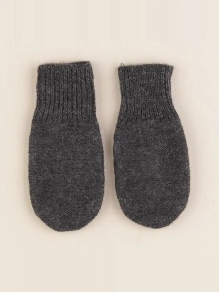Moufles Martin tricot gris