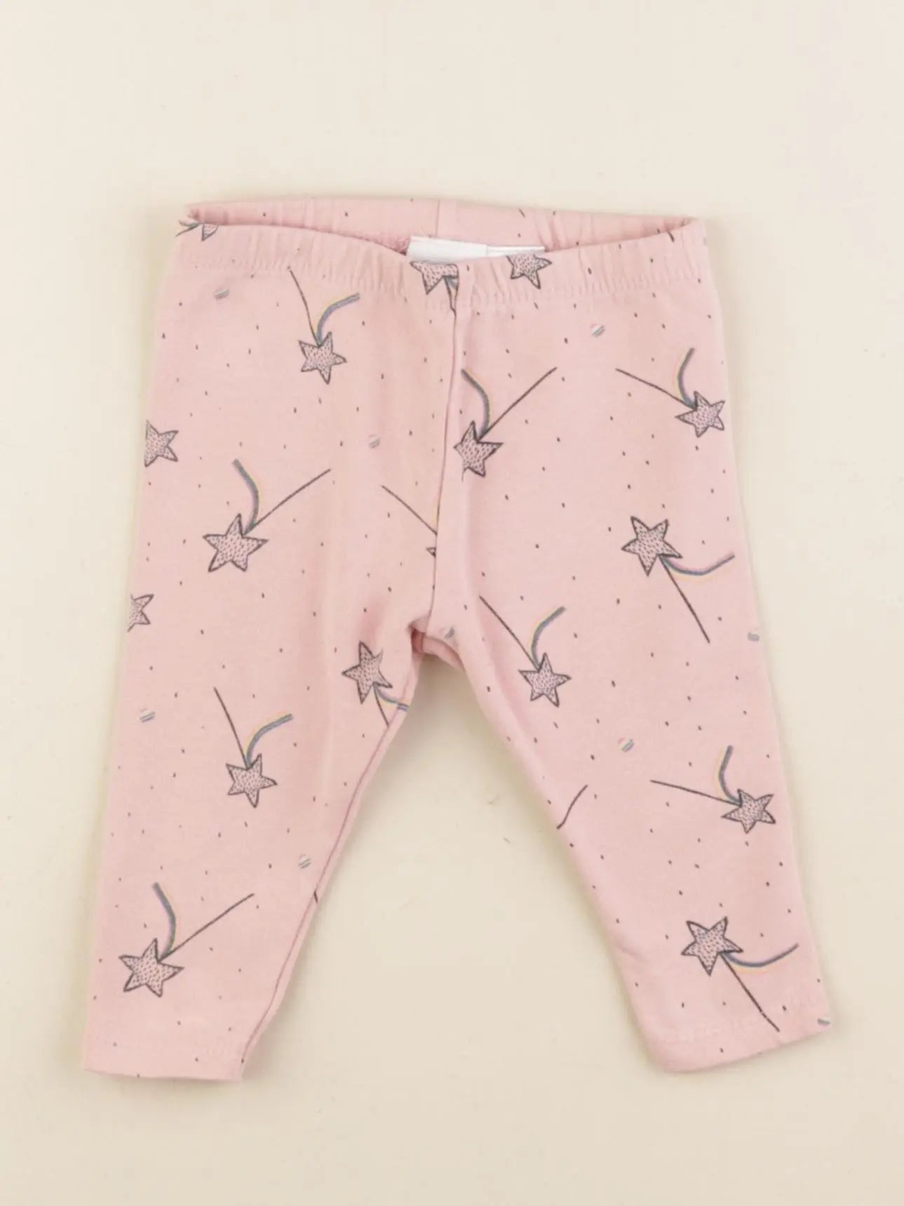 Zara - legging rose - 3/6 mois