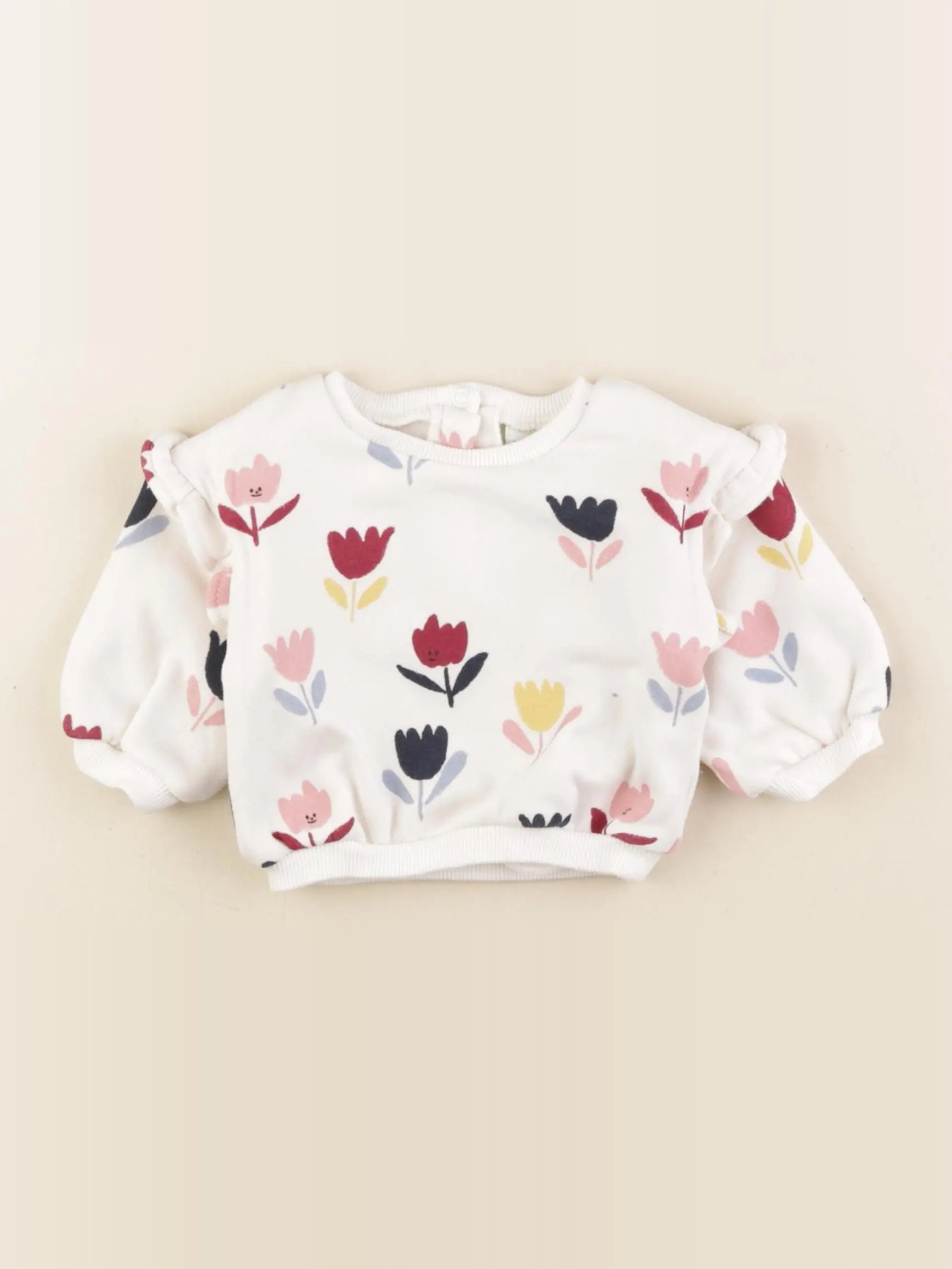 Tape à l'oeil - sweat bleu, multicolore - 3 mois