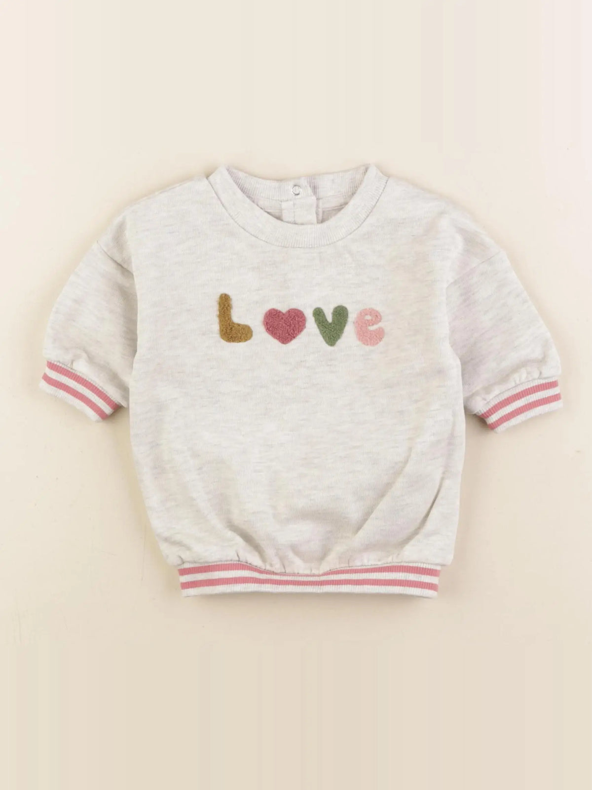 Vertbaudet - robe beige - 3 mois