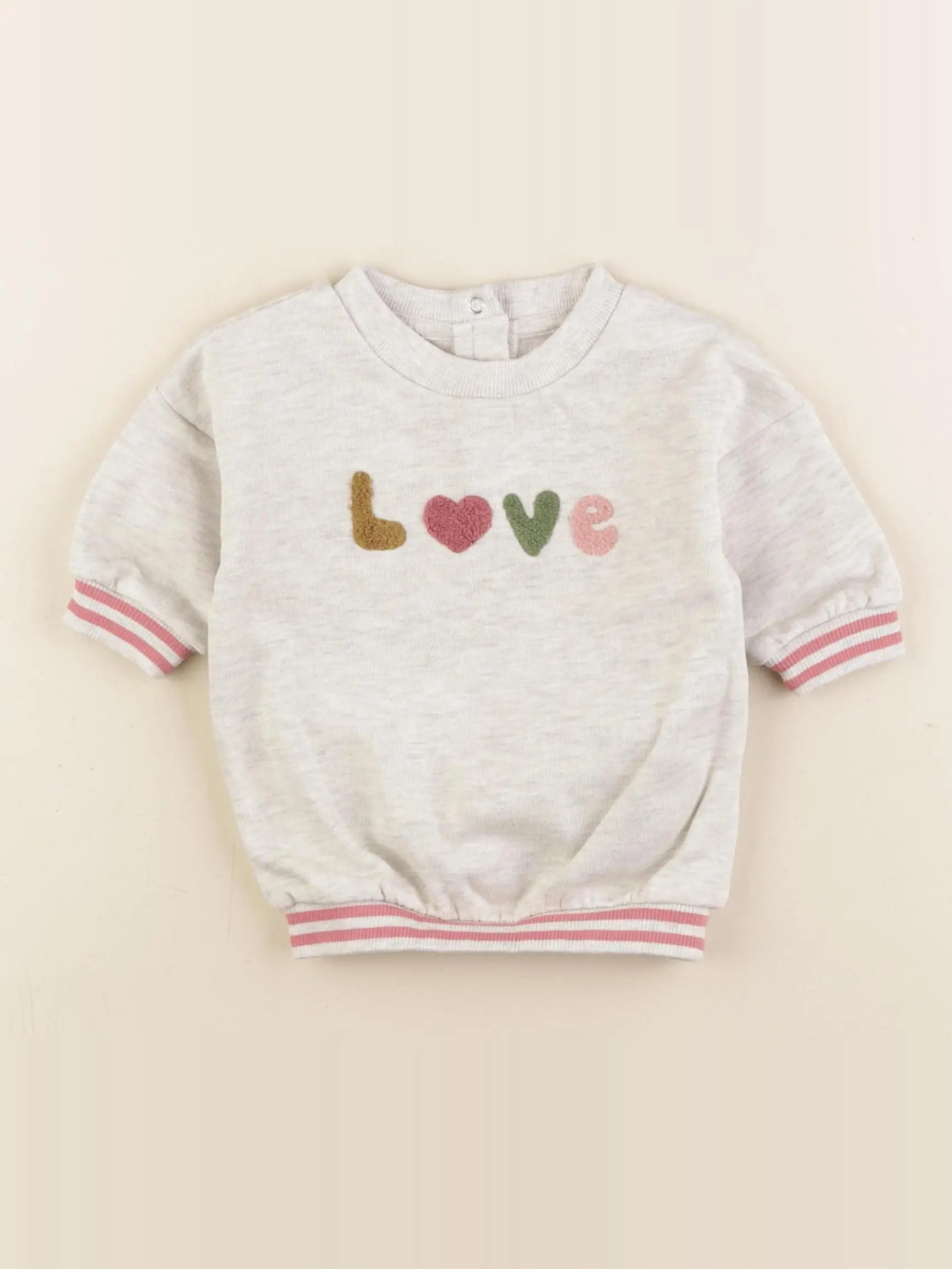 Vertbaudet - robe beige - 3 mois