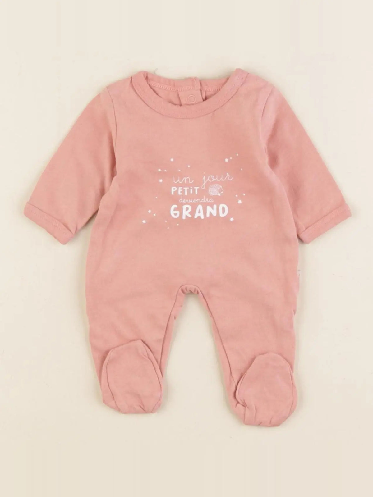 Vertbaudet - pyjama coton rose - Prématuré