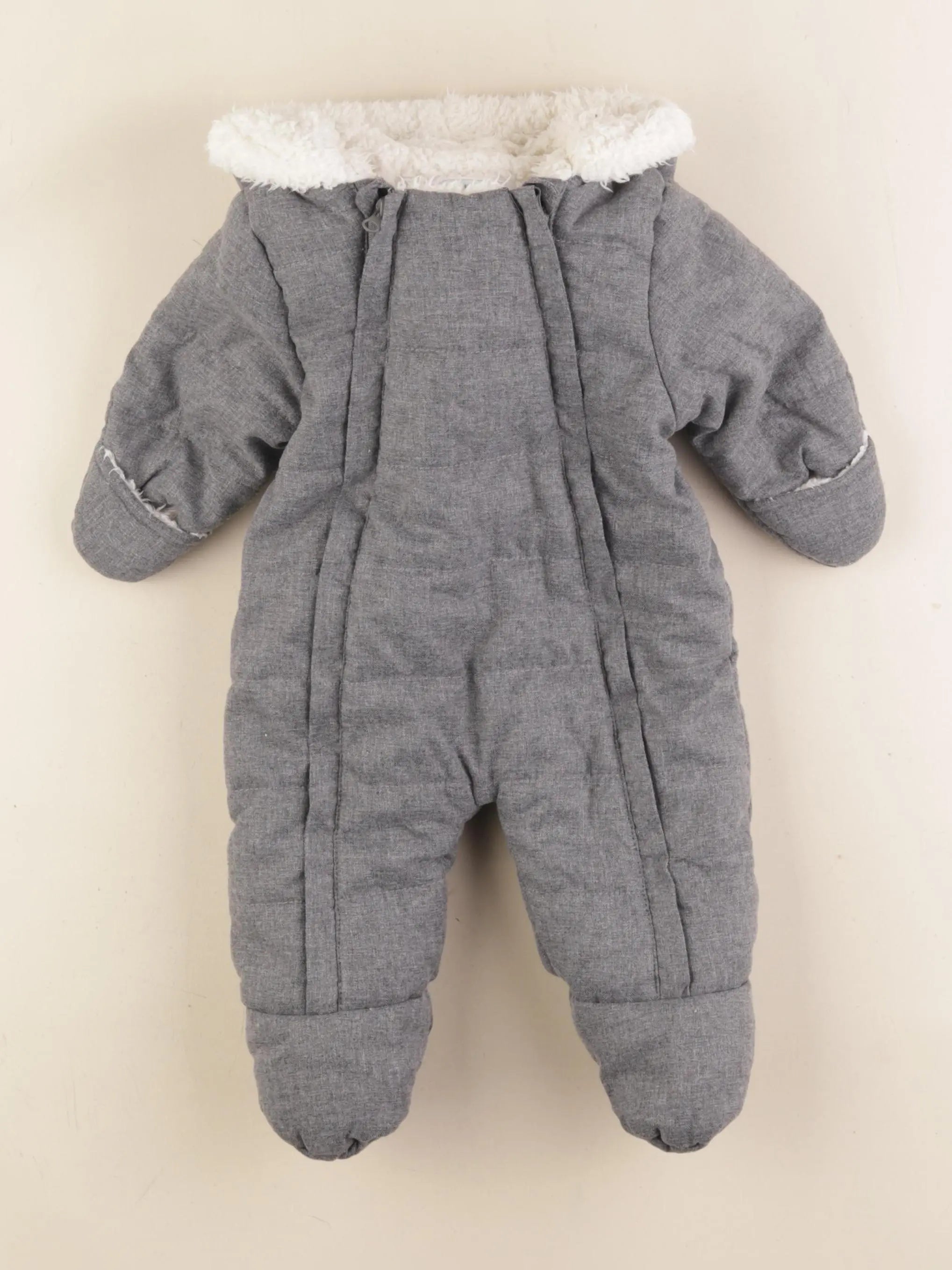 Vertbaudet - combi-pilote gris - 3 mois