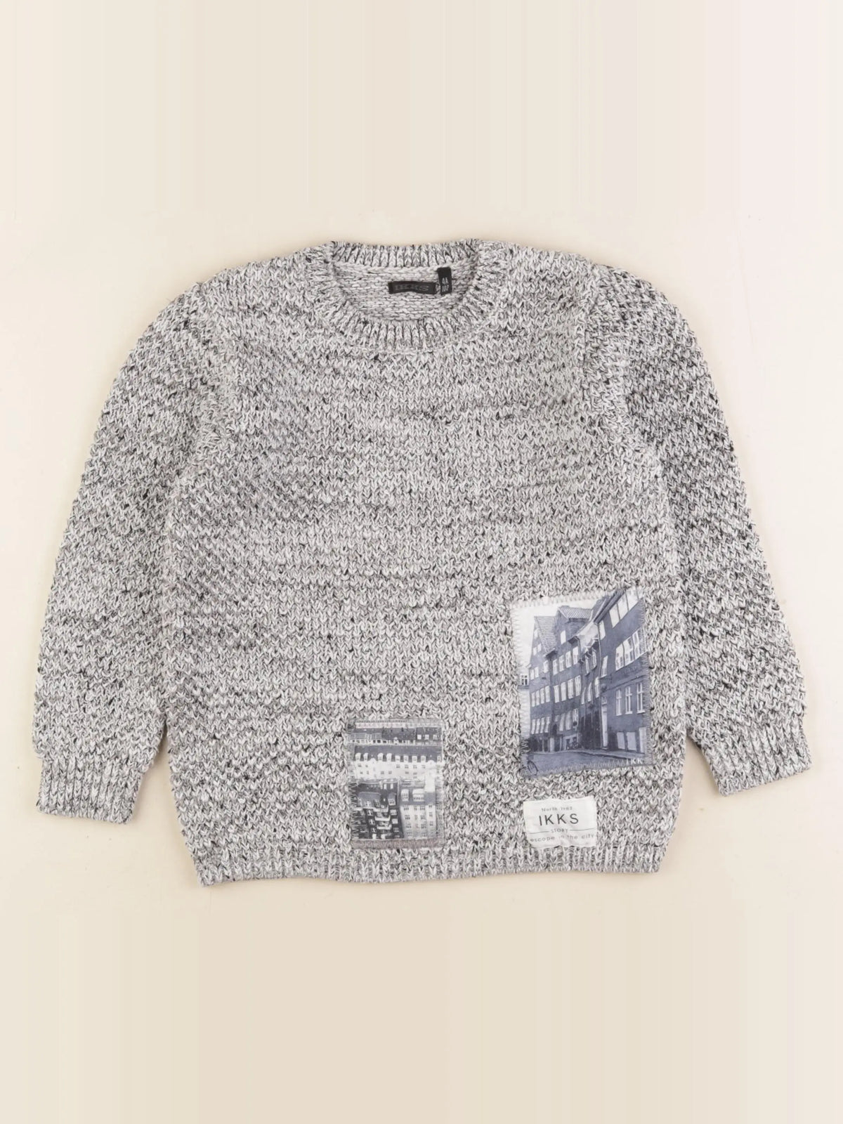 IKKS - pull gris - 4 ans