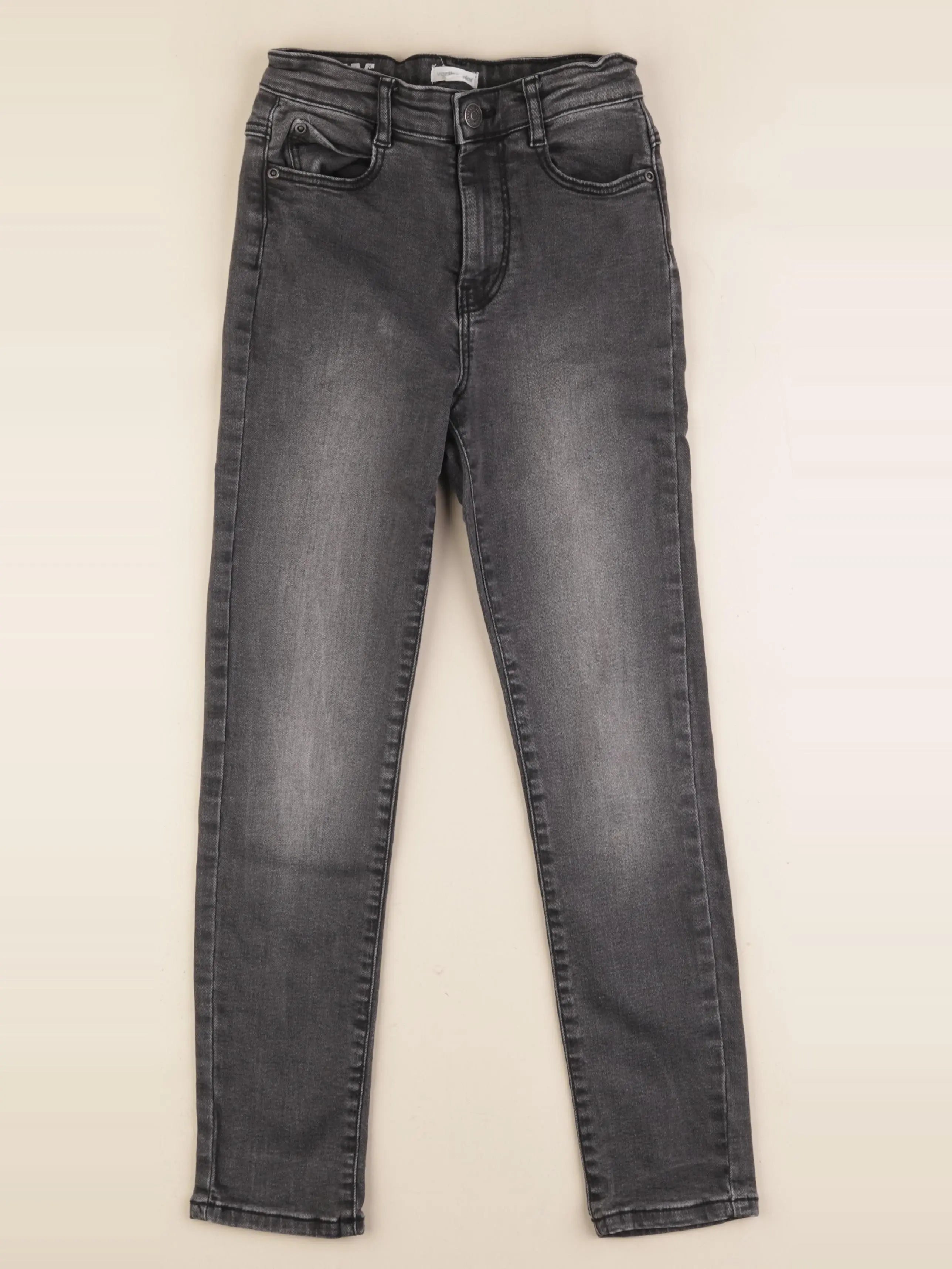 Vertbaudet - jean gris - 9 ans