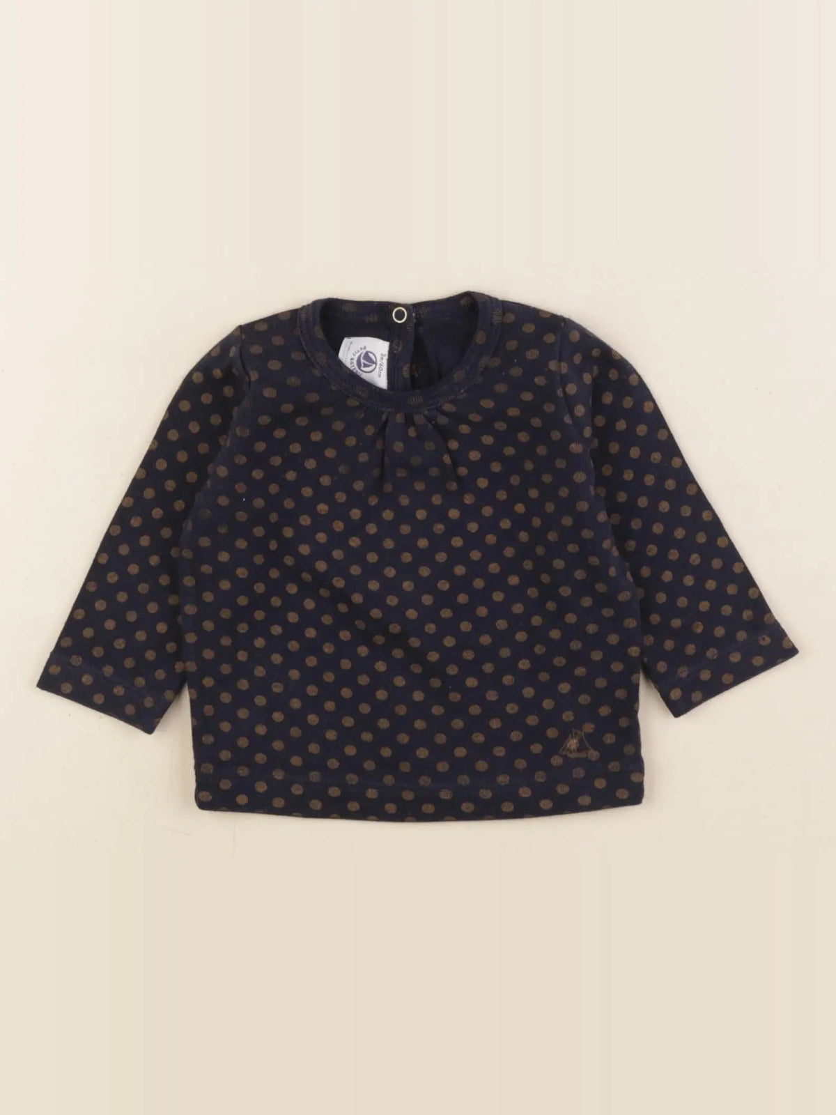 Petit Bateau - tee-shirt bleu - 3 mois
