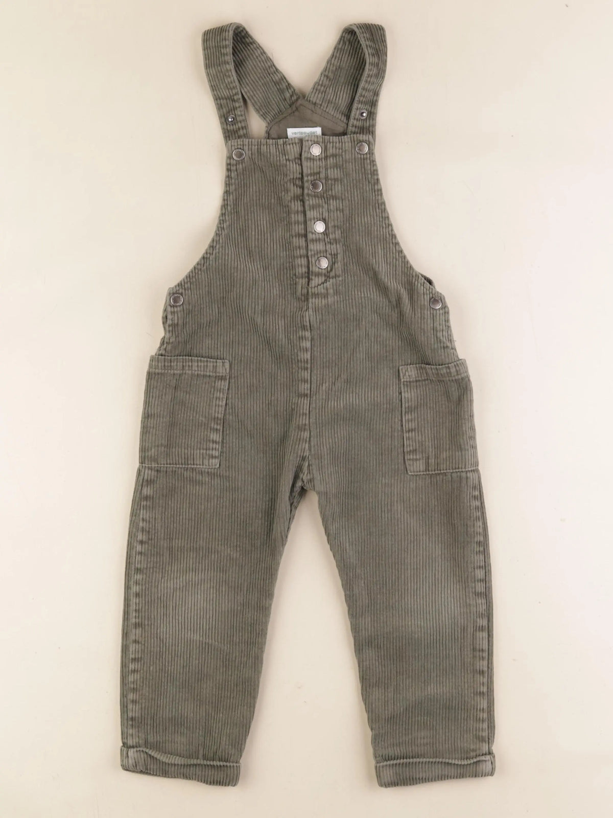 Vertbaudet - salopette vert - 36 mois