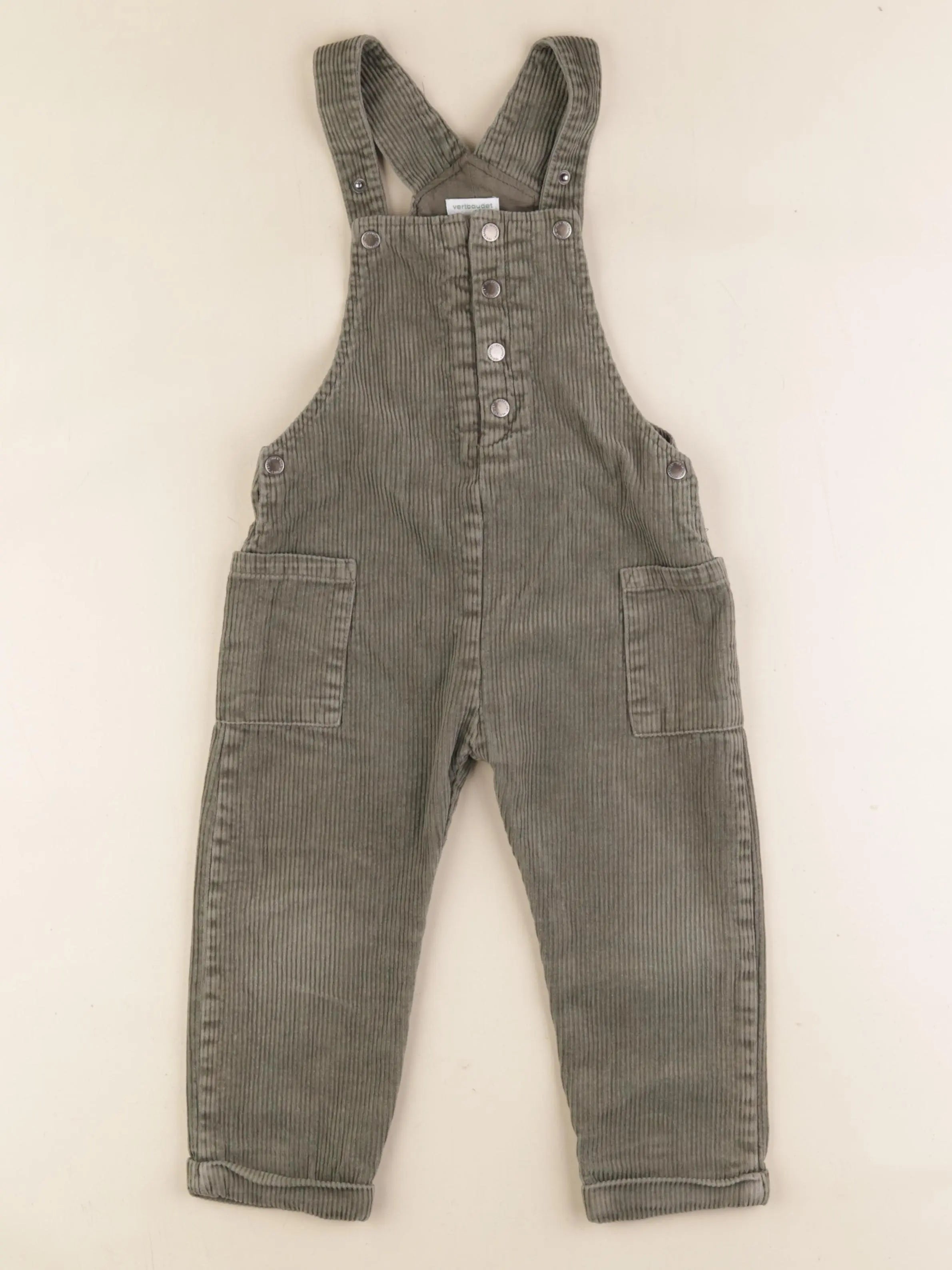 Vertbaudet - salopette vert - 36 mois