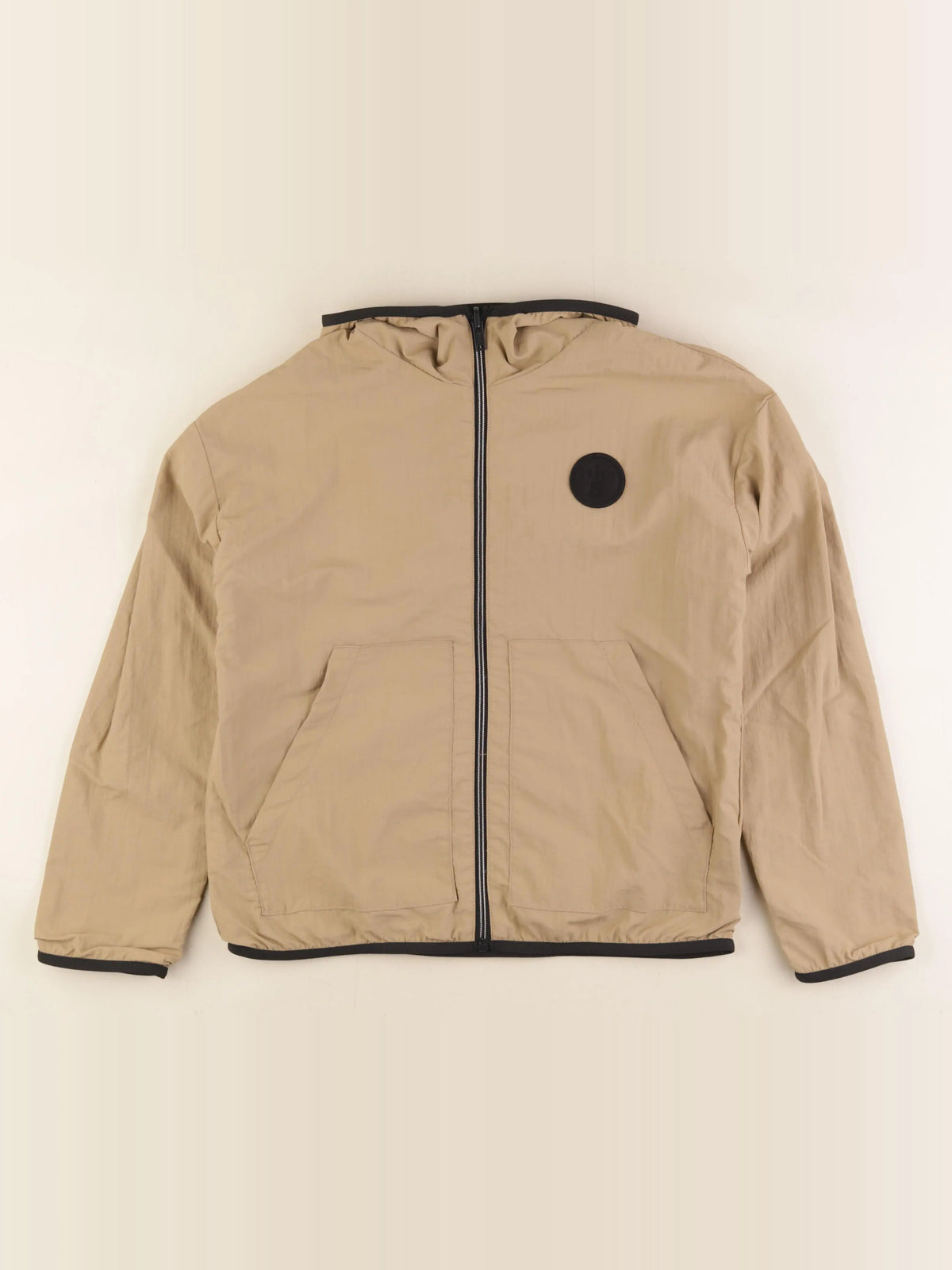 IKKS - coupe-vent réversible marron, noir - 12 ans