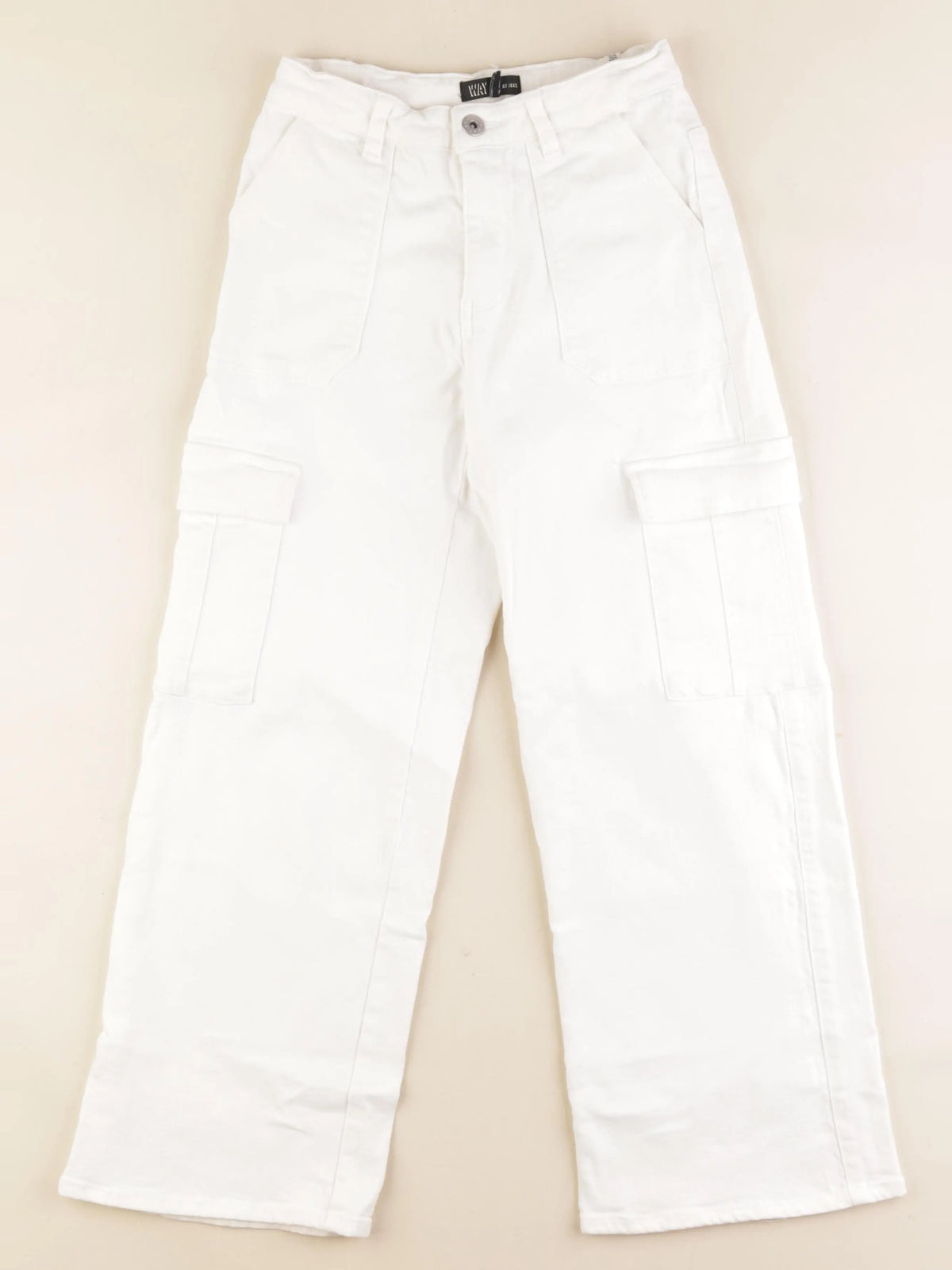 IKKS - jean blanc - 10 ans