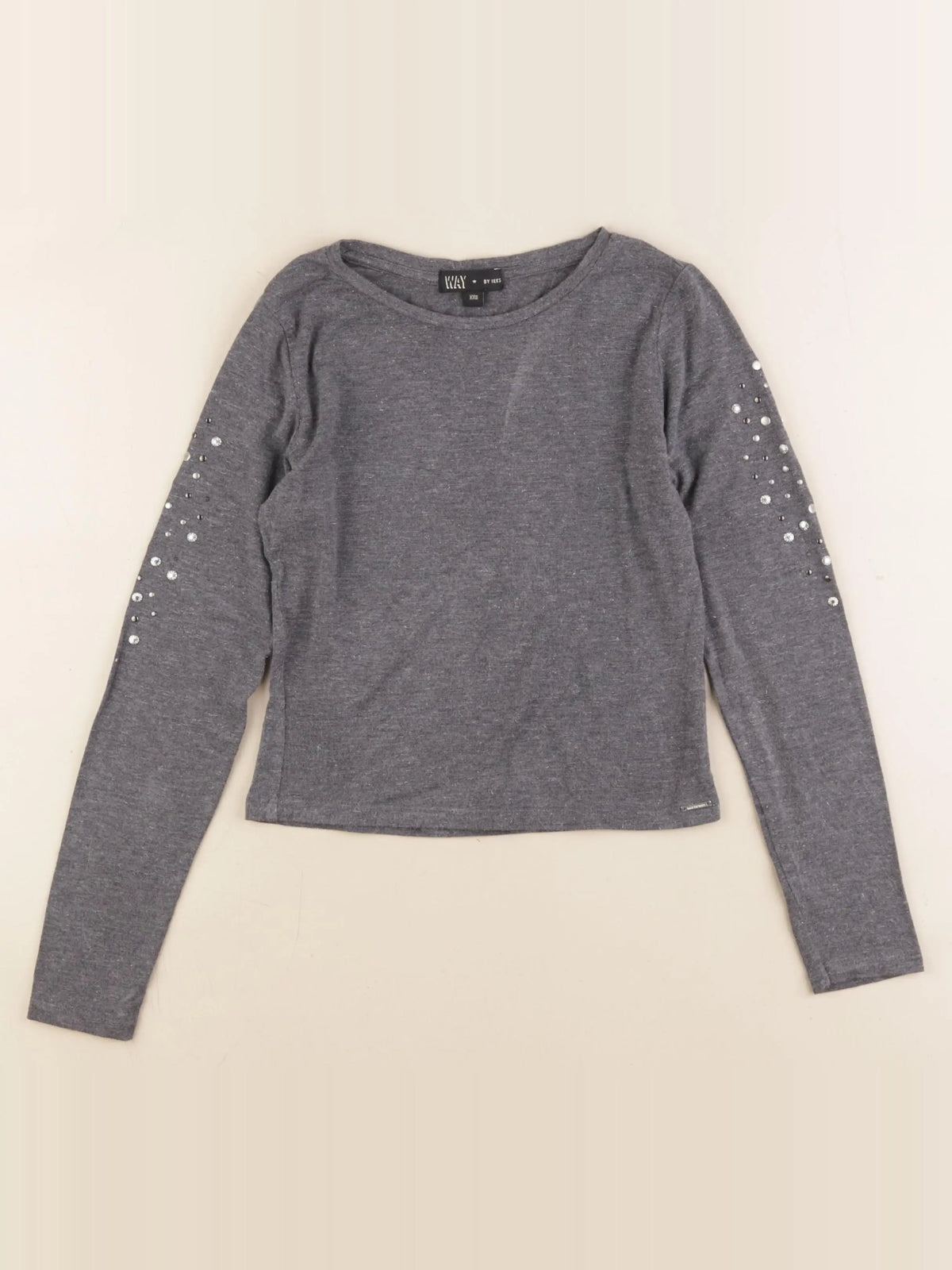 IKKS - tee-shirt gris - 10 ans