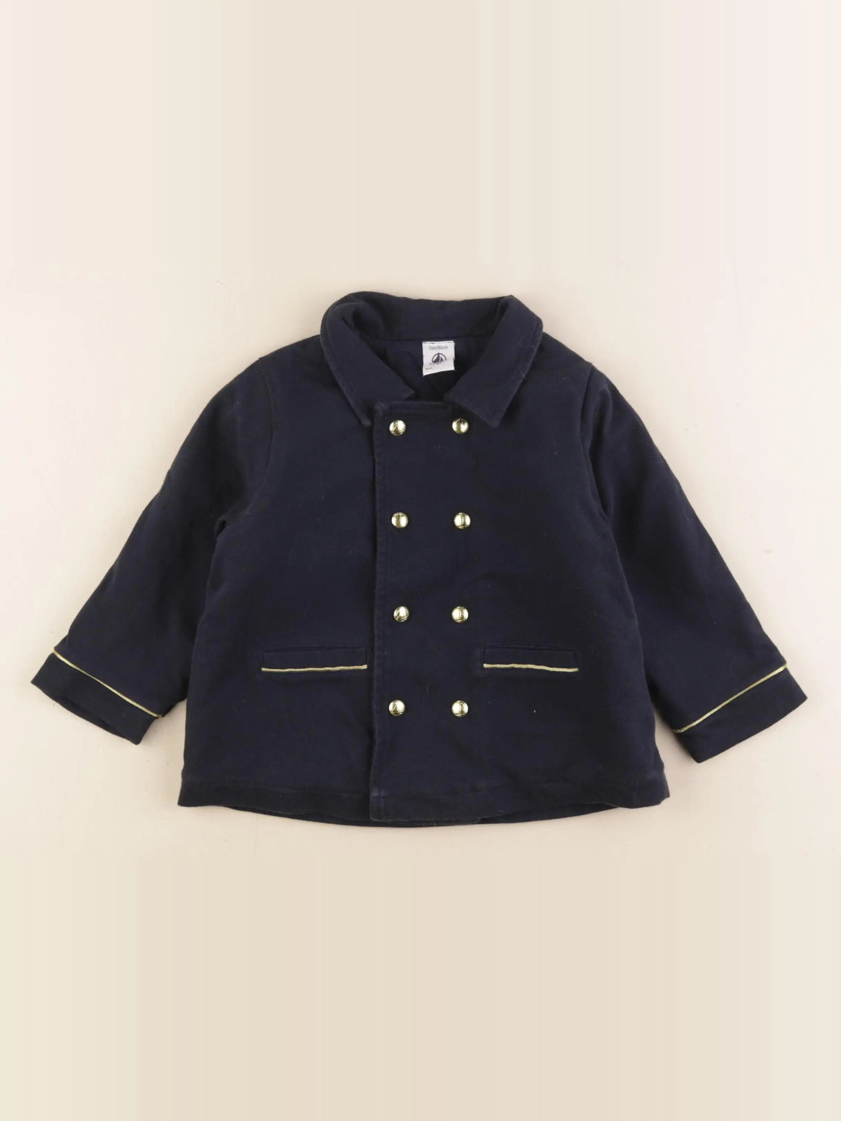 Petit Bateau - veste bleu - 24 mois