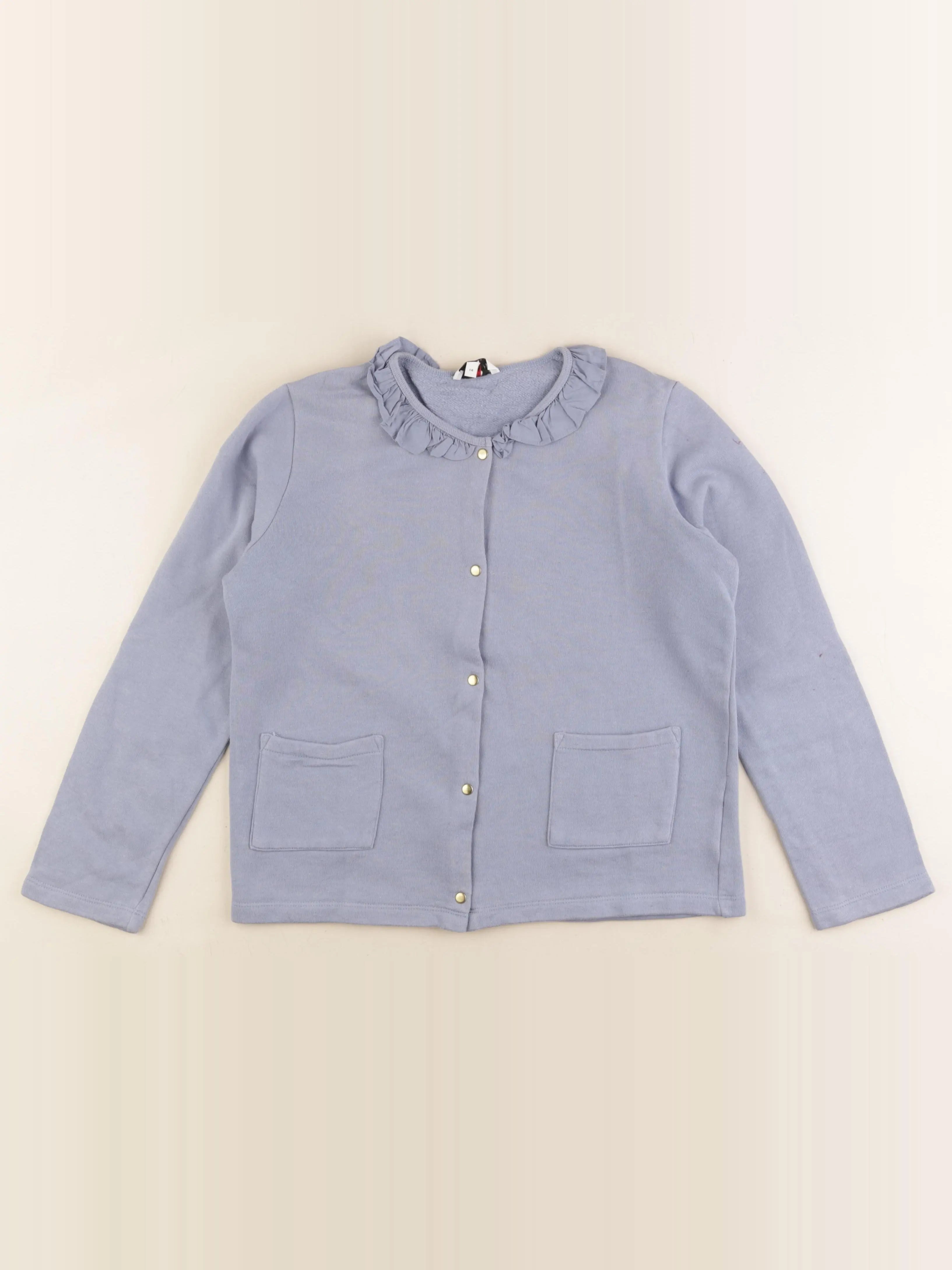 Cyrillus - gilet bleu - 14 ans