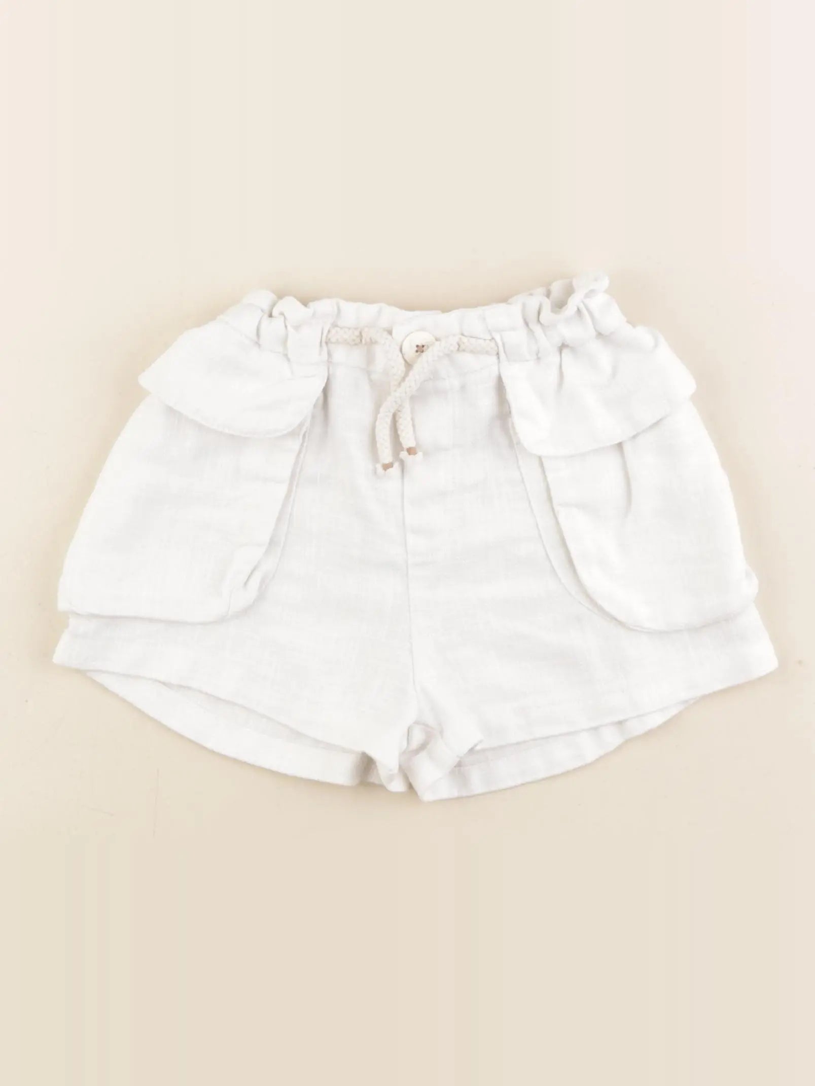Zara - short blanc - 18/24 mois