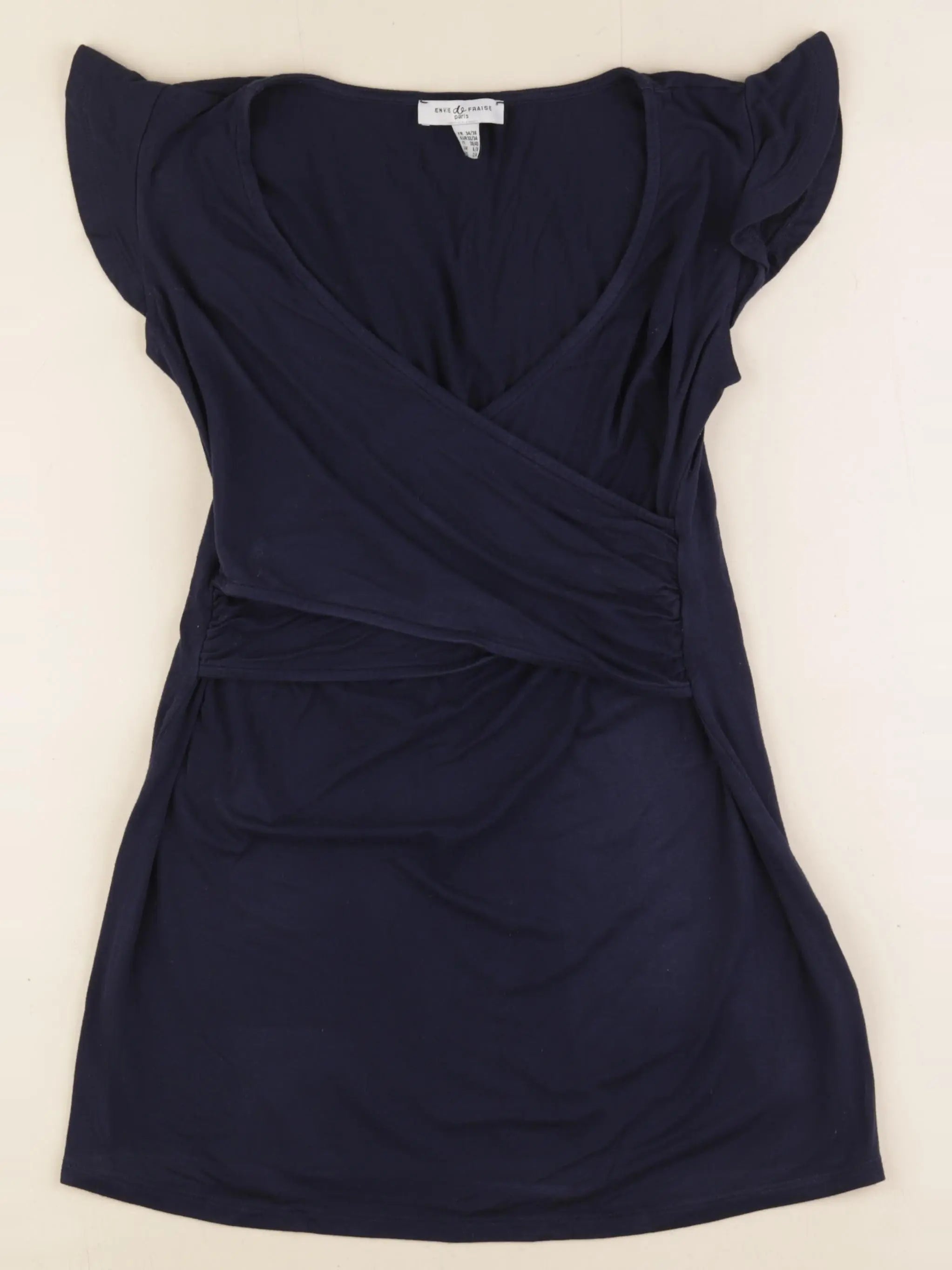 Envie de fraise - robe grossesse, allaitement bleu - 34 à 36