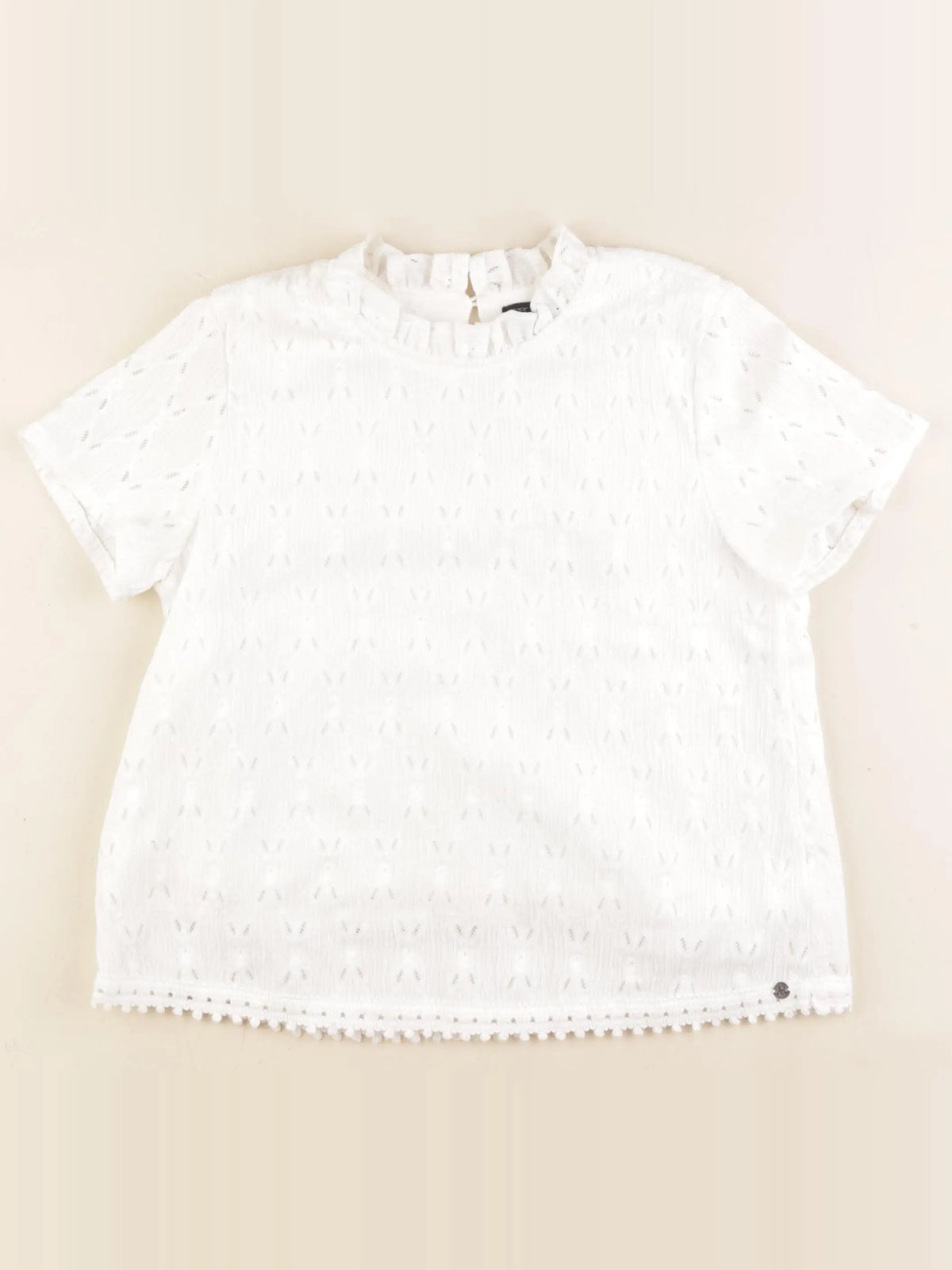 IKKS - blouse blanc - 10 ans